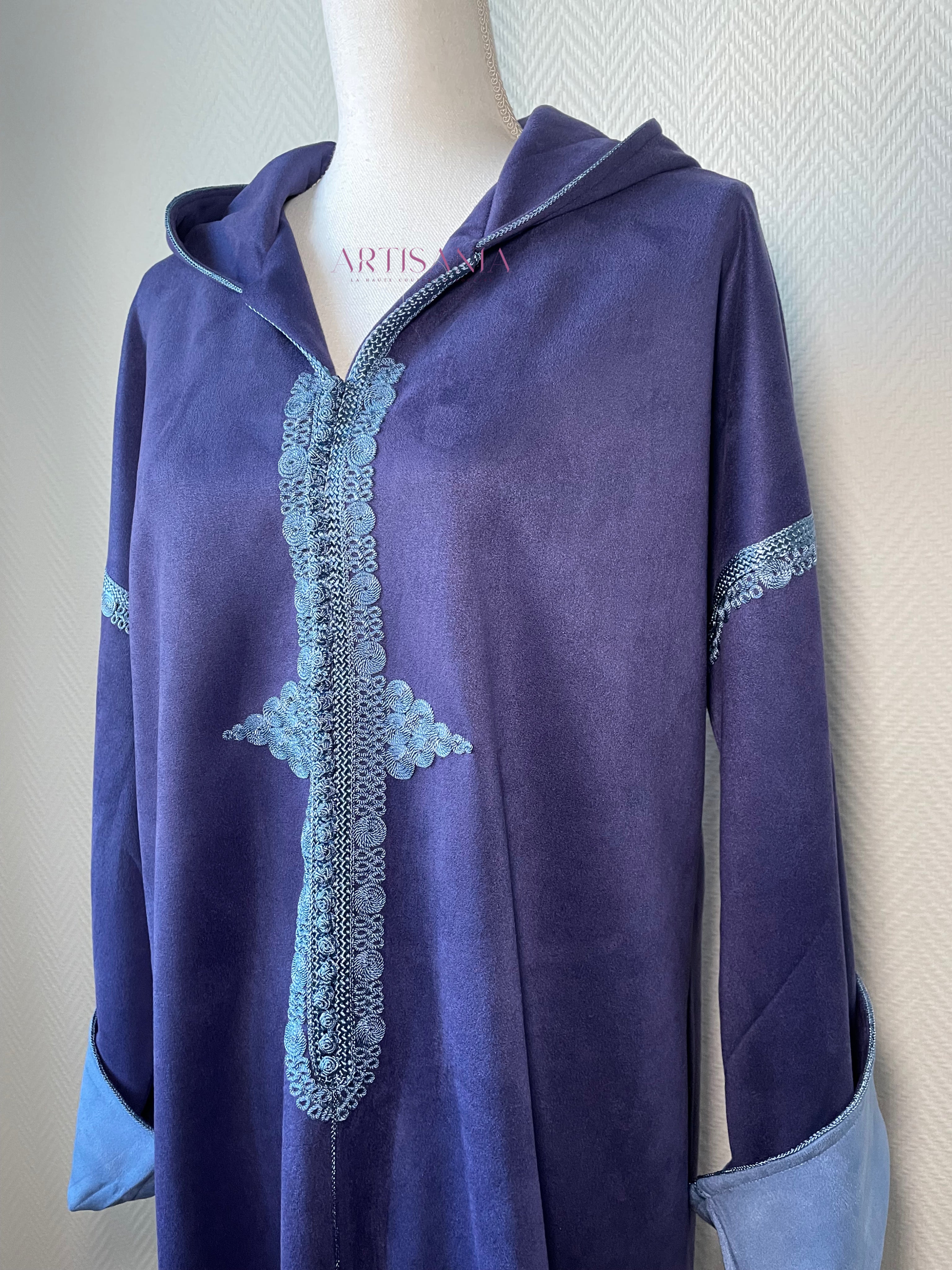 Jellaba marocaine d'hiver en daim - une pièce 🪡❄️