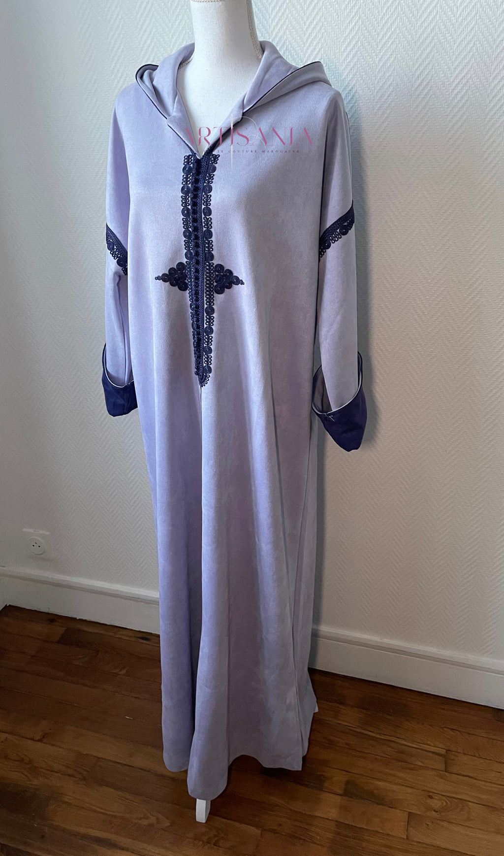 Jellaba marocaine d'hiver en daim - une pièce 🪡❄️