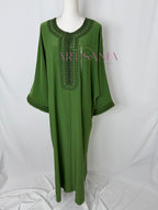 Gandoura marocaine simple couleur unie - modèle Mia