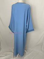 Gandoura marocaine simple couleur unie - modèle Mia