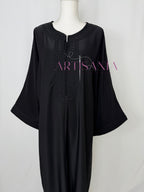 Gandoura marocaine simple couleur unie - modèle Mia