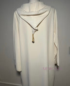 Jellaba marocaine une pièce faite main travail randa - modèle Amna 🌸