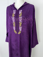 Jellaba une pièce randa + perles - modèle Najia ✨