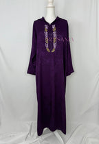 Jellaba une pièce randa + perles - modèle Najia ✨