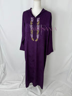 Jellaba une pièce randa + perles - modèle Najia ✨