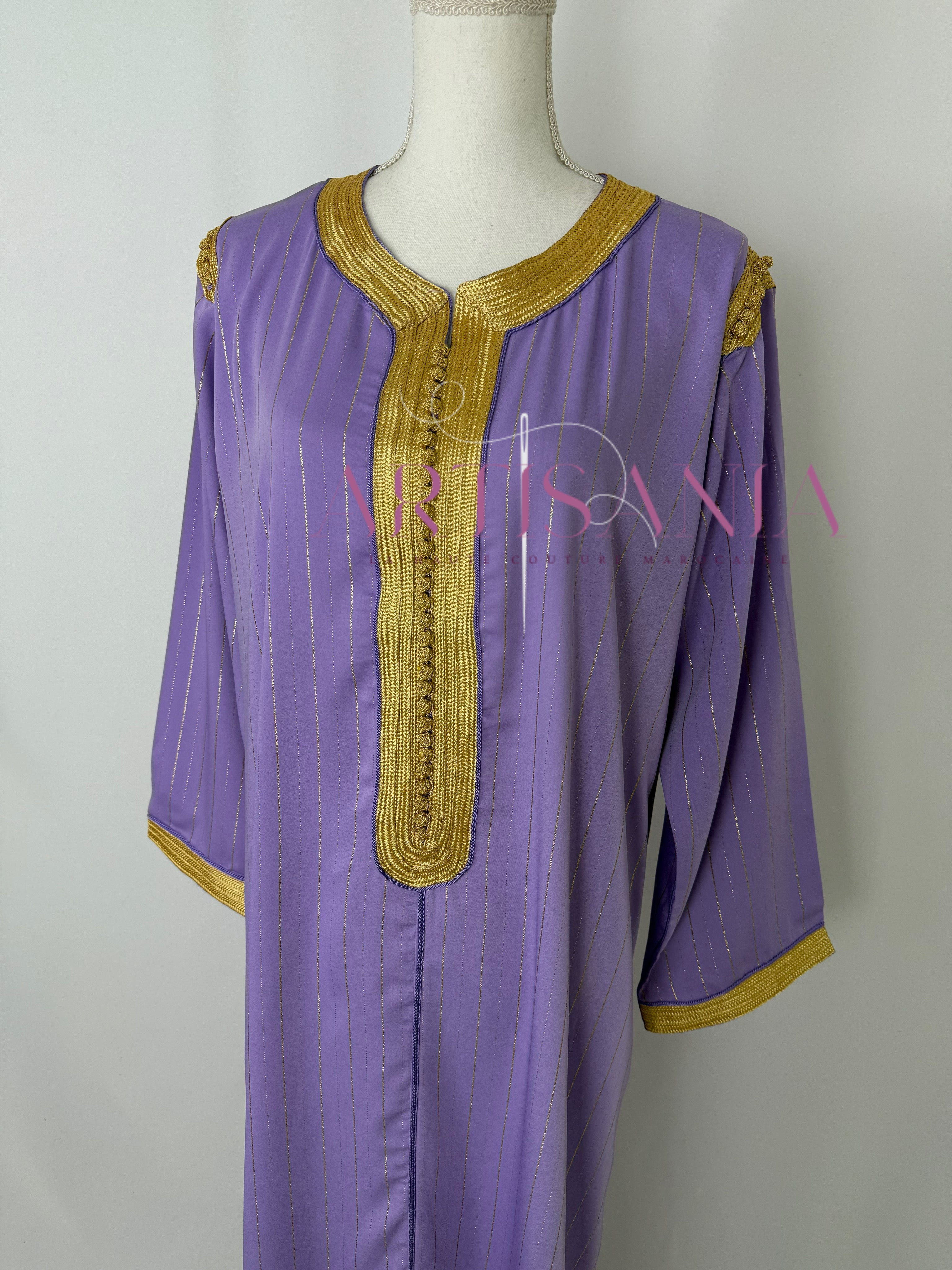 Caftan marocain idéal pour les fêtes de l’Aïd - modèle Kenza ✨