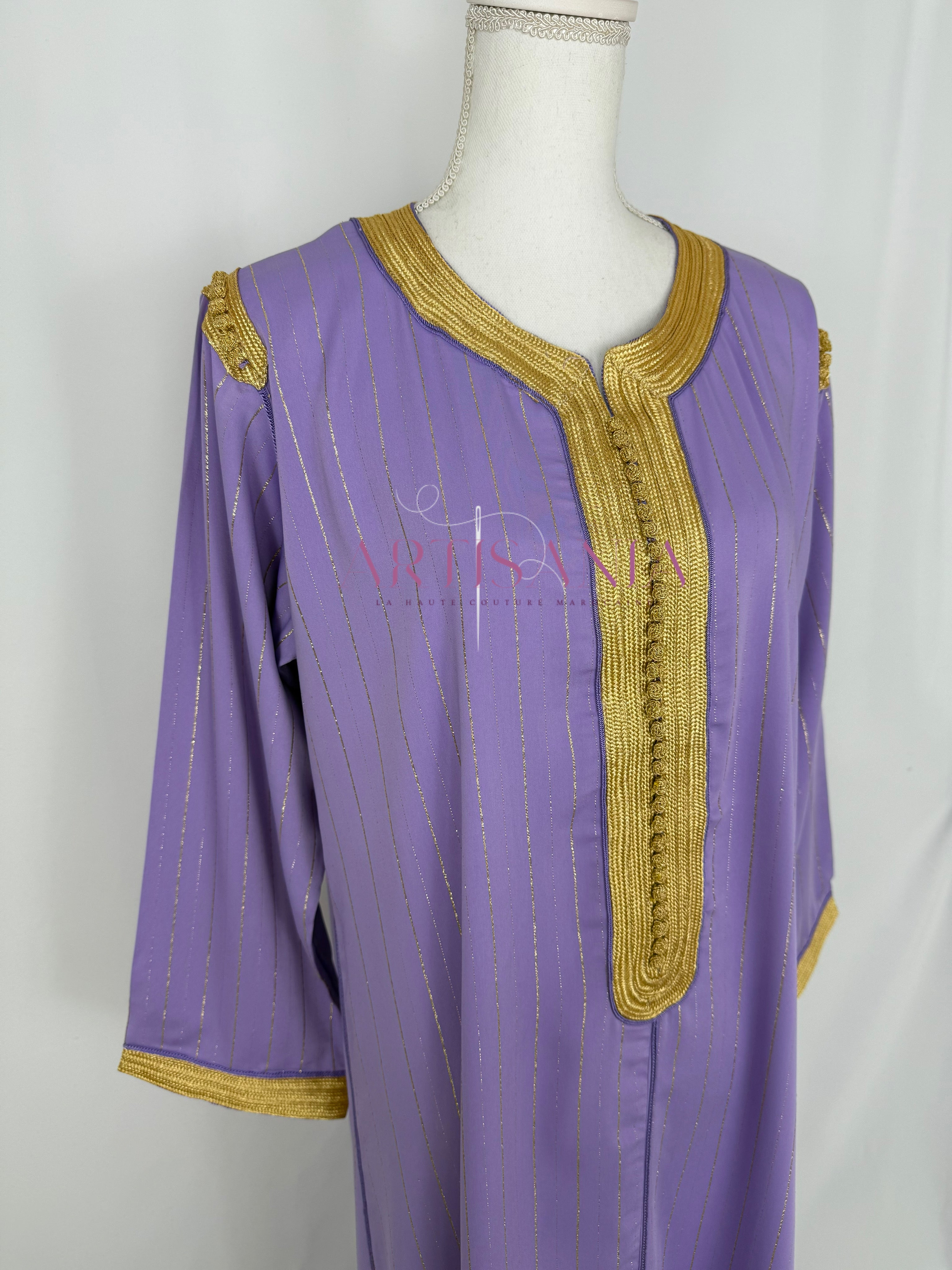 Caftan marocain idéal pour les fêtes de l’Aïd - modèle Kenza ✨