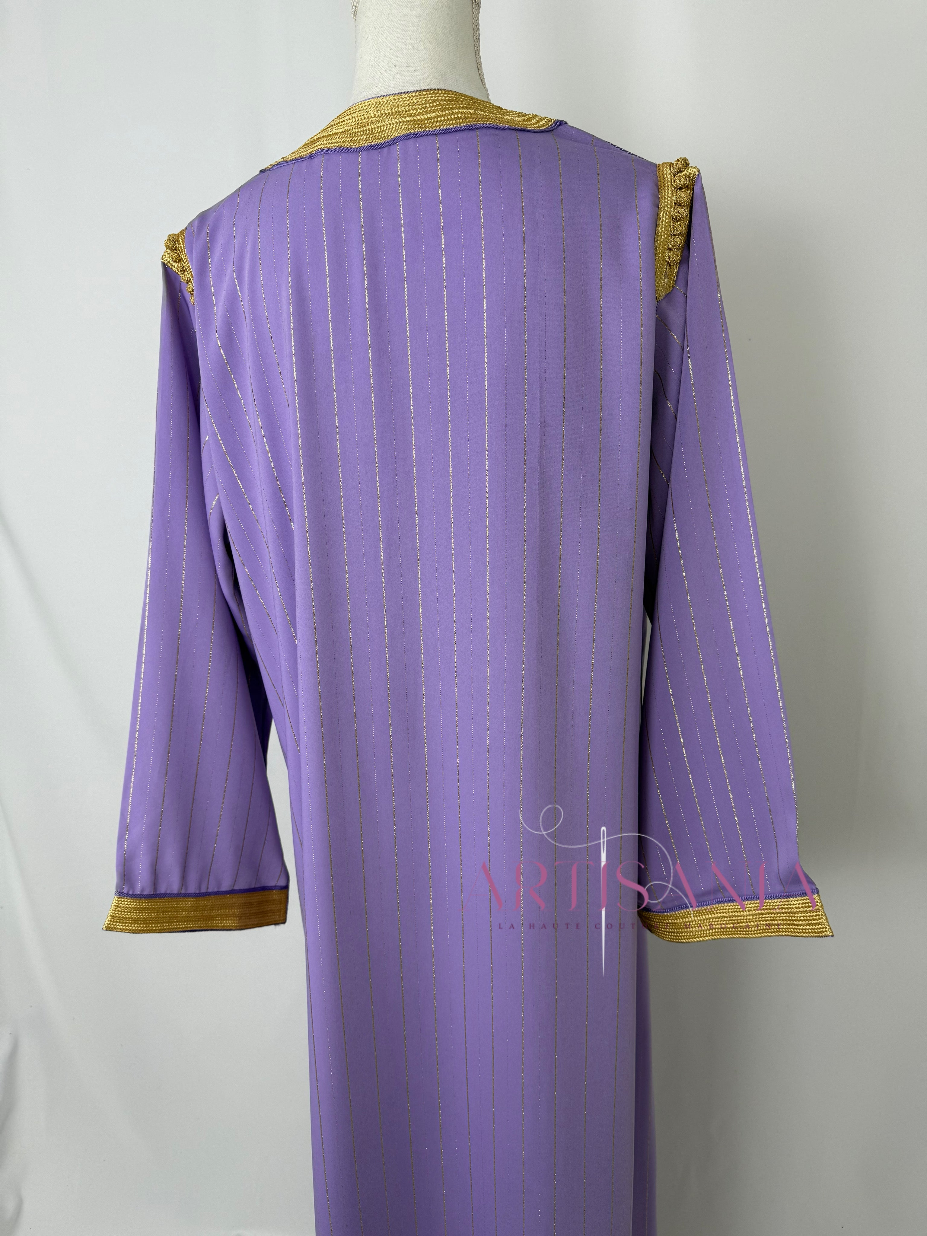 Caftan marocain idéal pour les fêtes de l’Aïd - modèle Kenza ✨