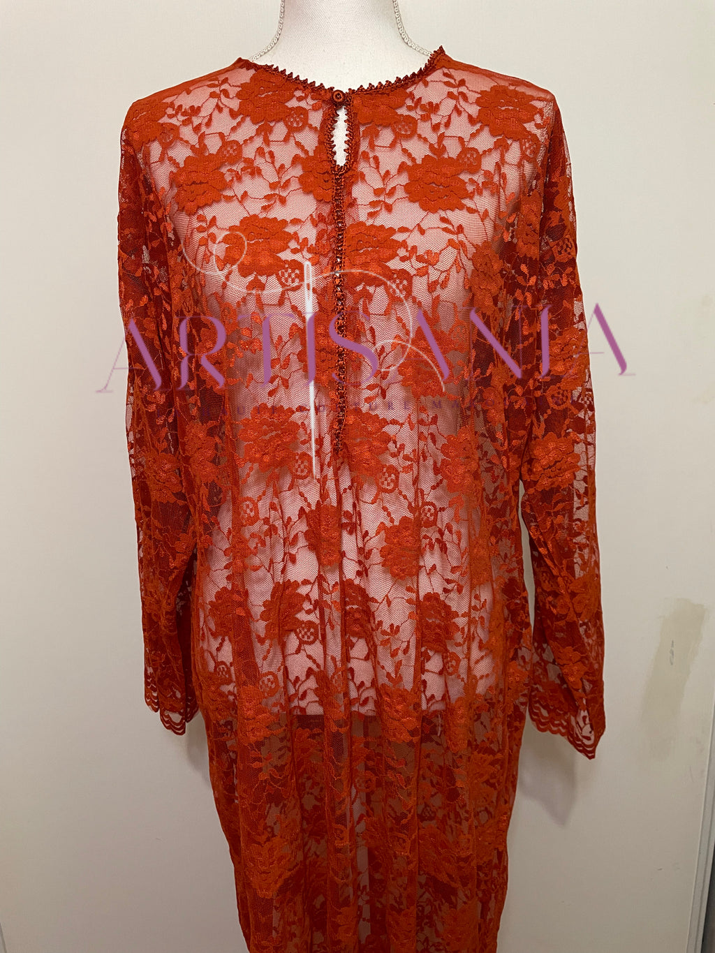 Jellaba marocaine deux pièce dentelle - modèle Radja