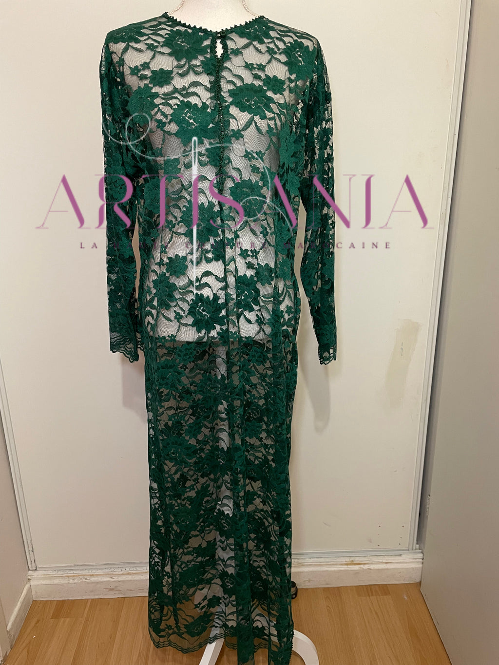 Jellaba marocaine deux pièce dentelle - modèle Radja