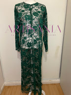 Jellaba marocaine deux pièce dentelle - modèle Radja