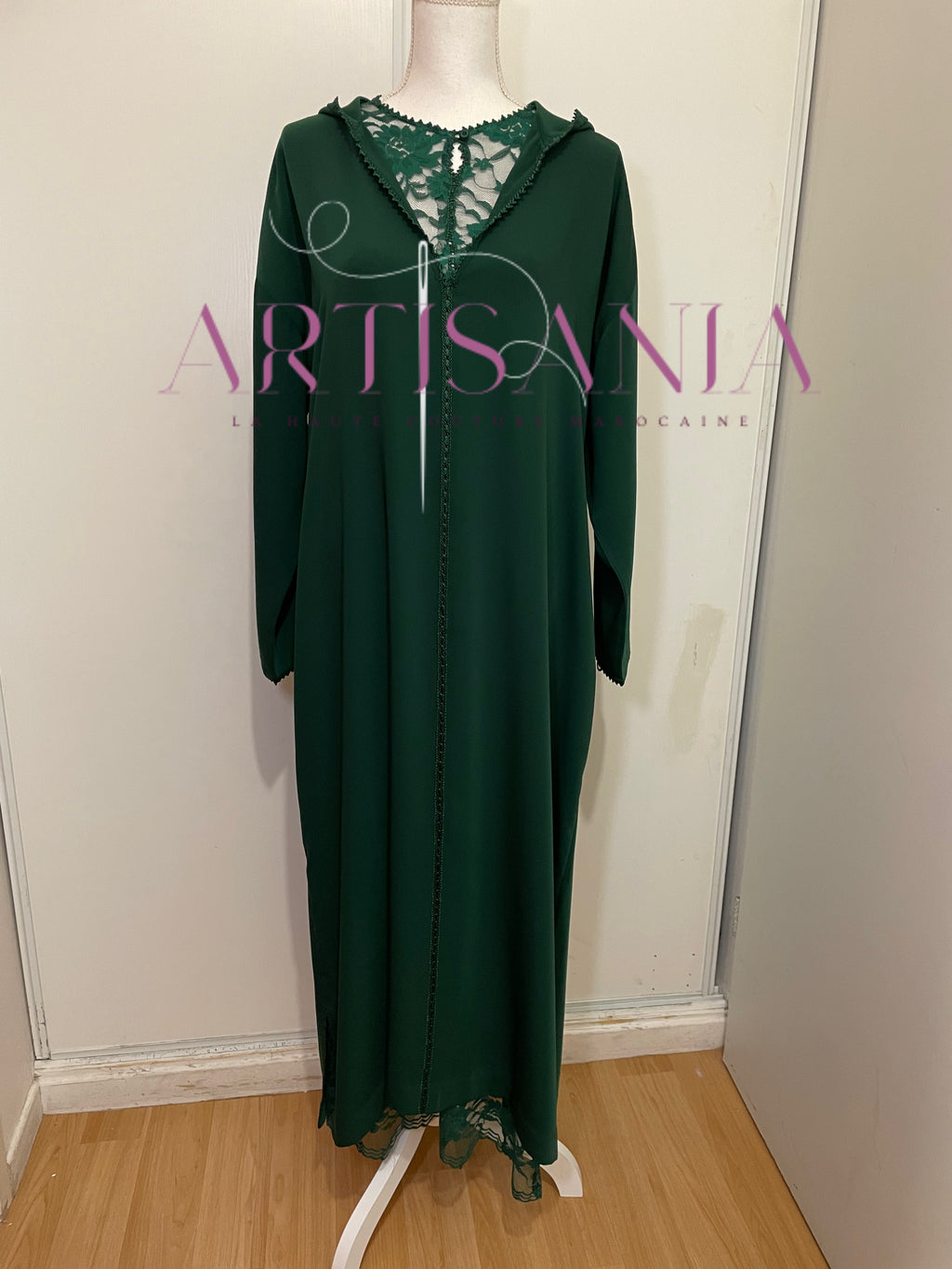 Jellaba marocaine deux pièce dentelle - modèle Radja