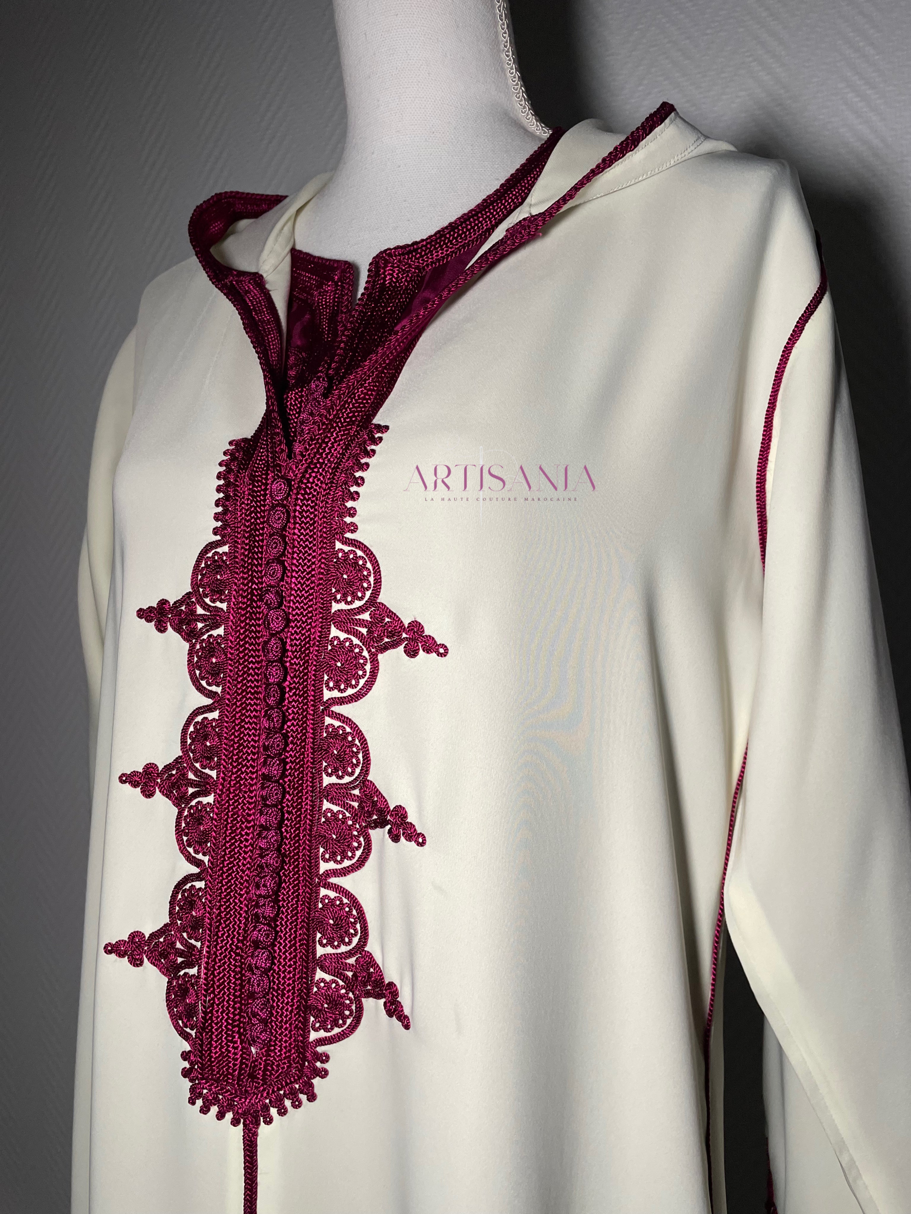 Jellaba marocaine deux pièces - modèle Sara