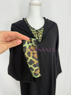 Jellaba marocaine deux pièces - motifs léopards 🐆✨