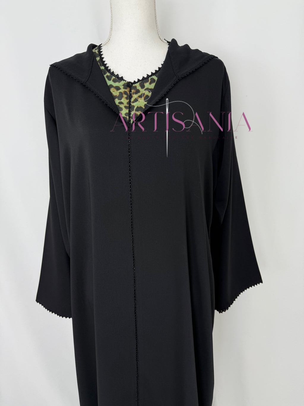 Jellaba marocaine deux pièces - motifs léopards 🐆✨