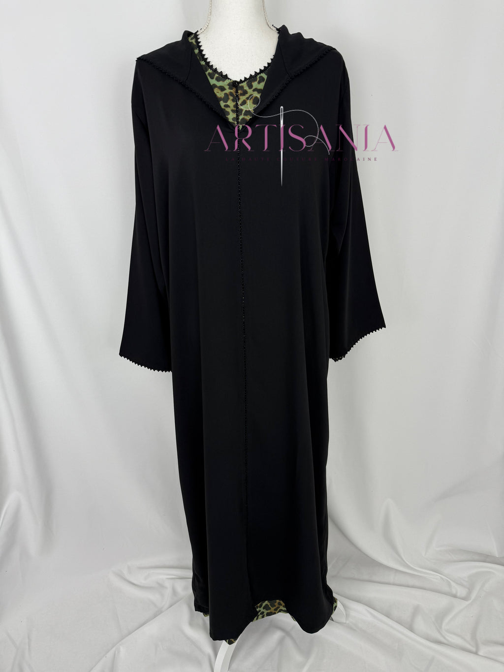 Jellaba marocaine deux pièces - motifs léopards 🐆✨