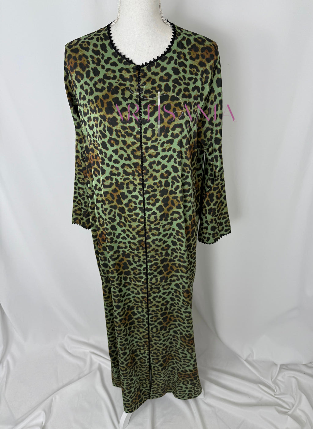 Jellaba marocaine deux pièces - motifs léopards 🐆✨