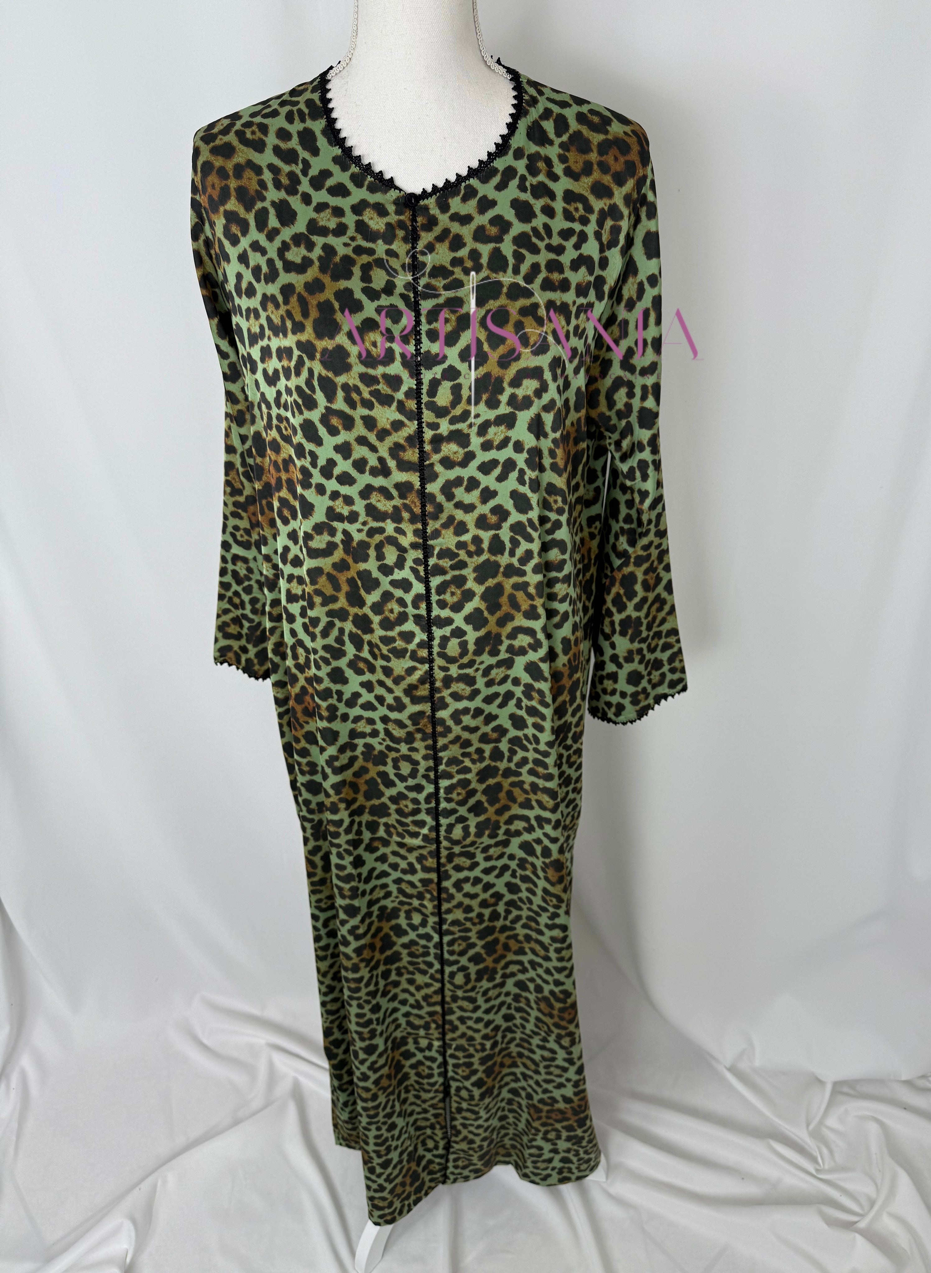 Jellaba marocaine deux pièces - motifs léopards 🐆✨