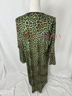 Jellaba marocaine deux pièces - motifs léopards 🐆✨