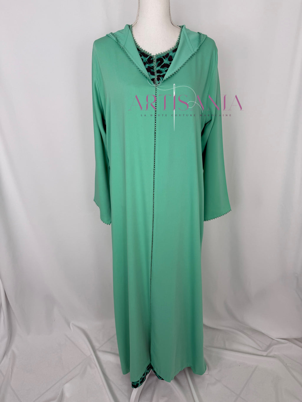 Jellaba marocaine deux pièces - motifs léopards 🐆✨