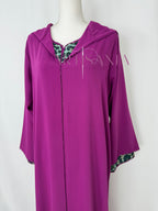 Jellaba marocaine deux pièces - motifs léopards 🐆✨