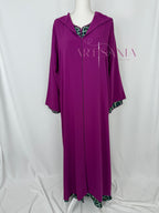 Jellaba marocaine deux pièces - motifs léopards 🐆✨