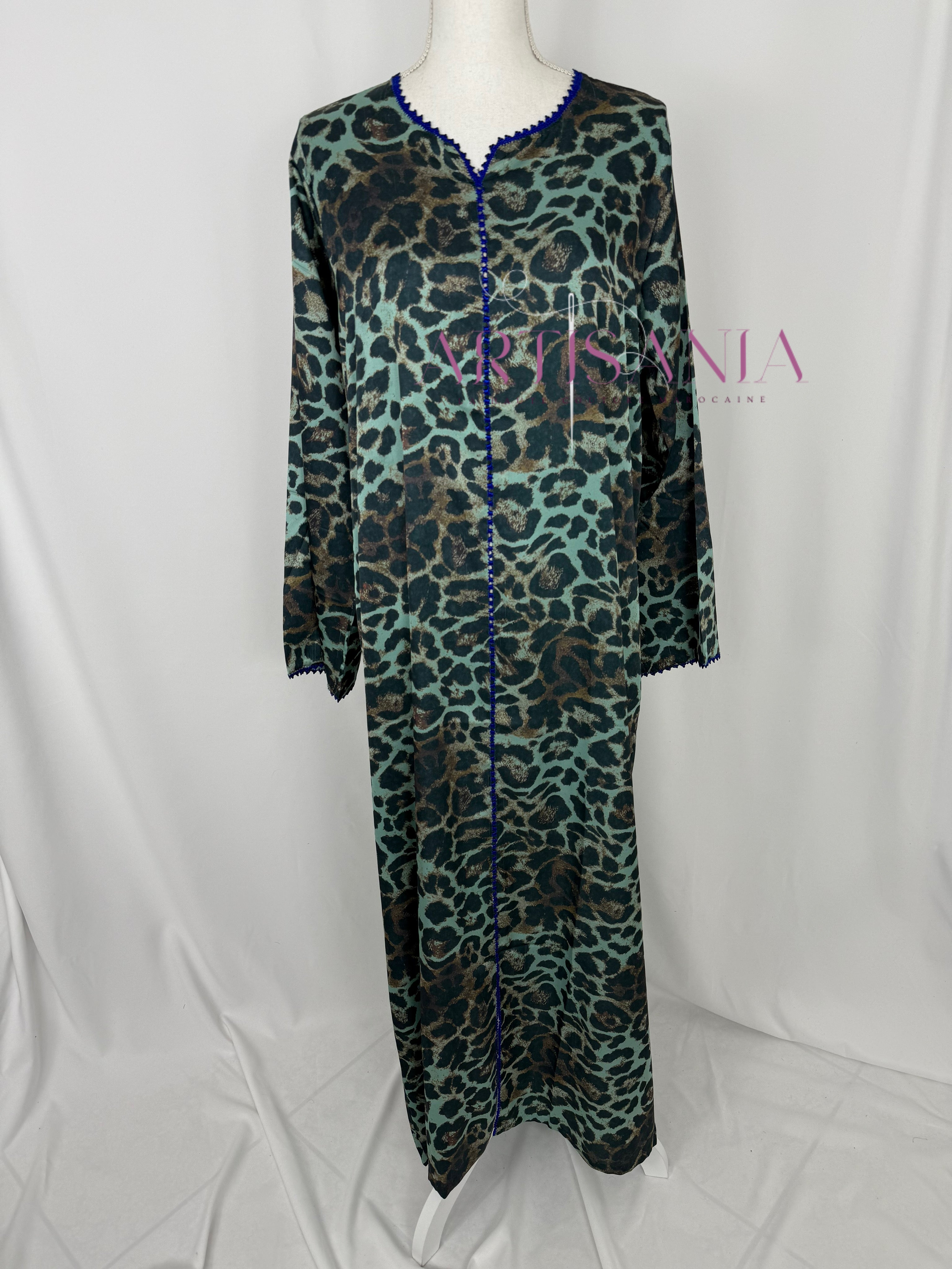 Jellaba marocaine deux pièces - motifs léopards 🐆✨