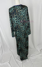 Jellaba marocaine deux pièces - motifs léopards 🐆✨