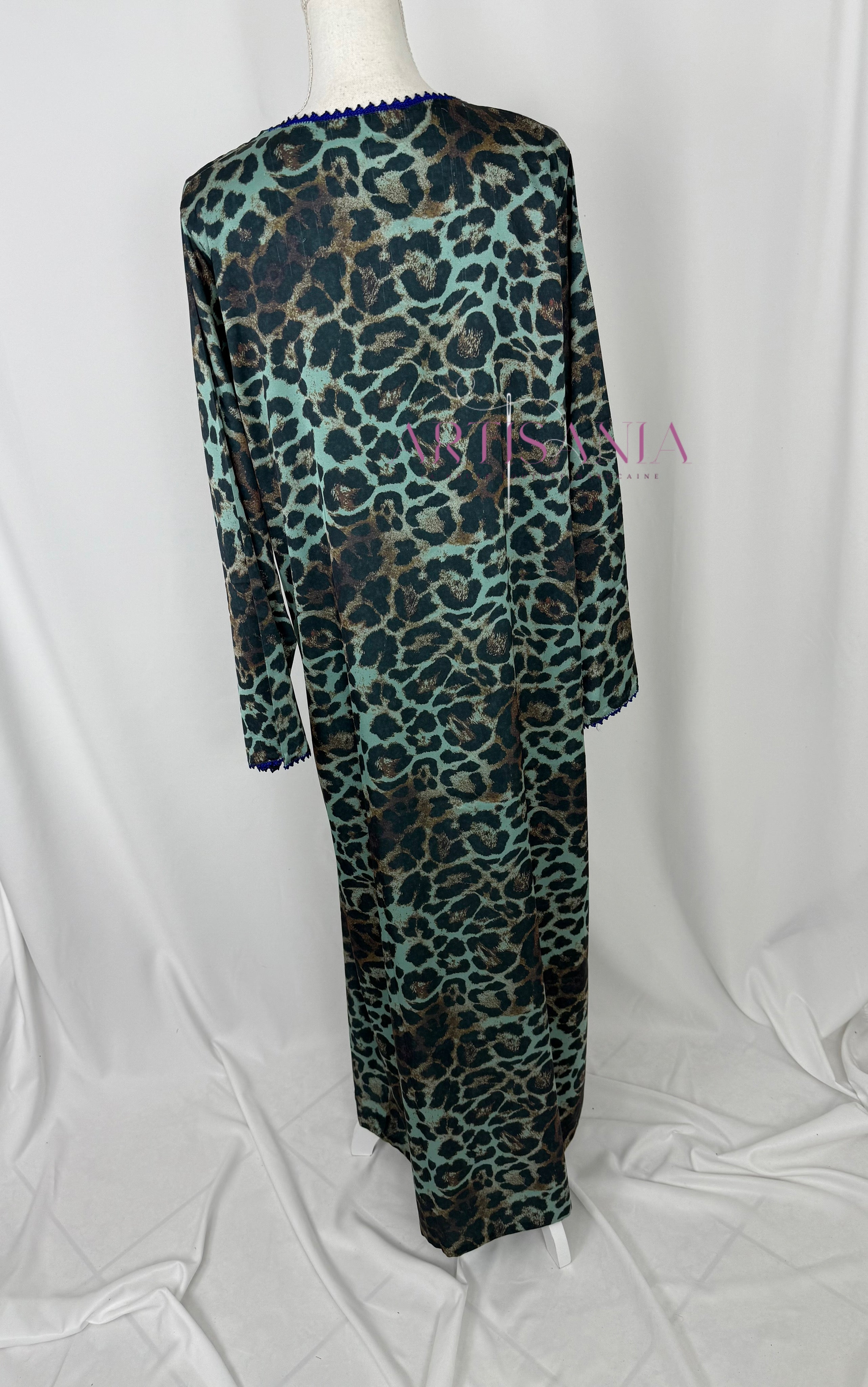 Jellaba marocaine deux pièces - motifs léopards 🐆✨