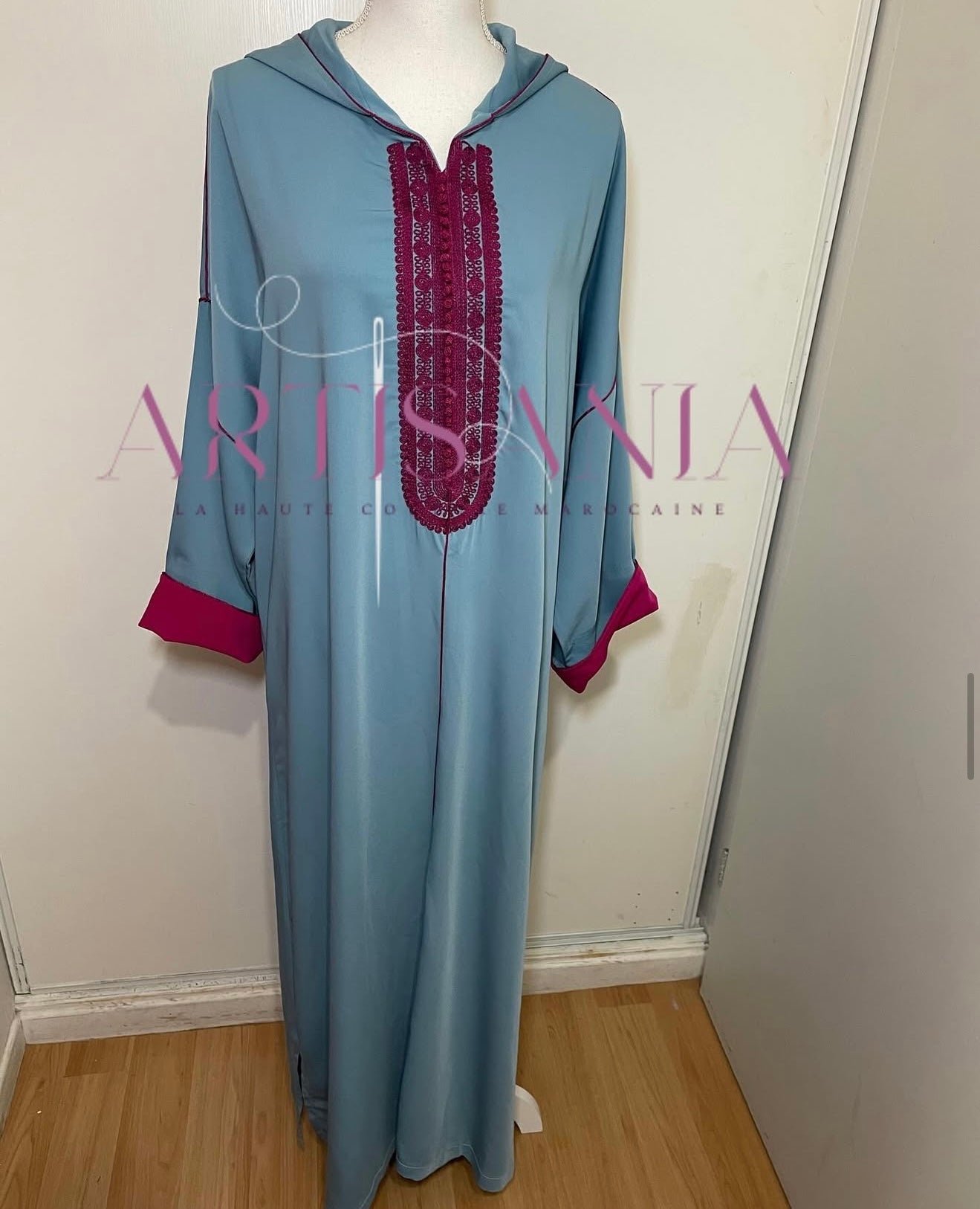 Jellaba marocaine une pièce - modèle Cherihane 🩵💖