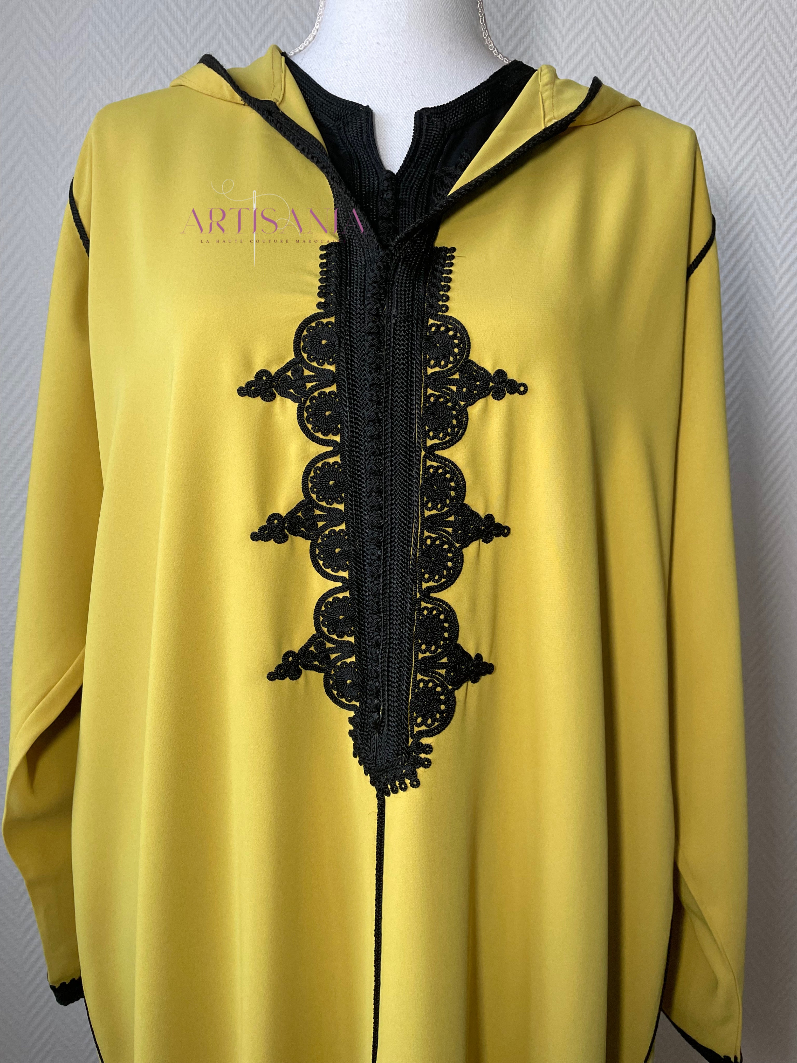 Jellaba marocaine deux pièces - modèle Sara