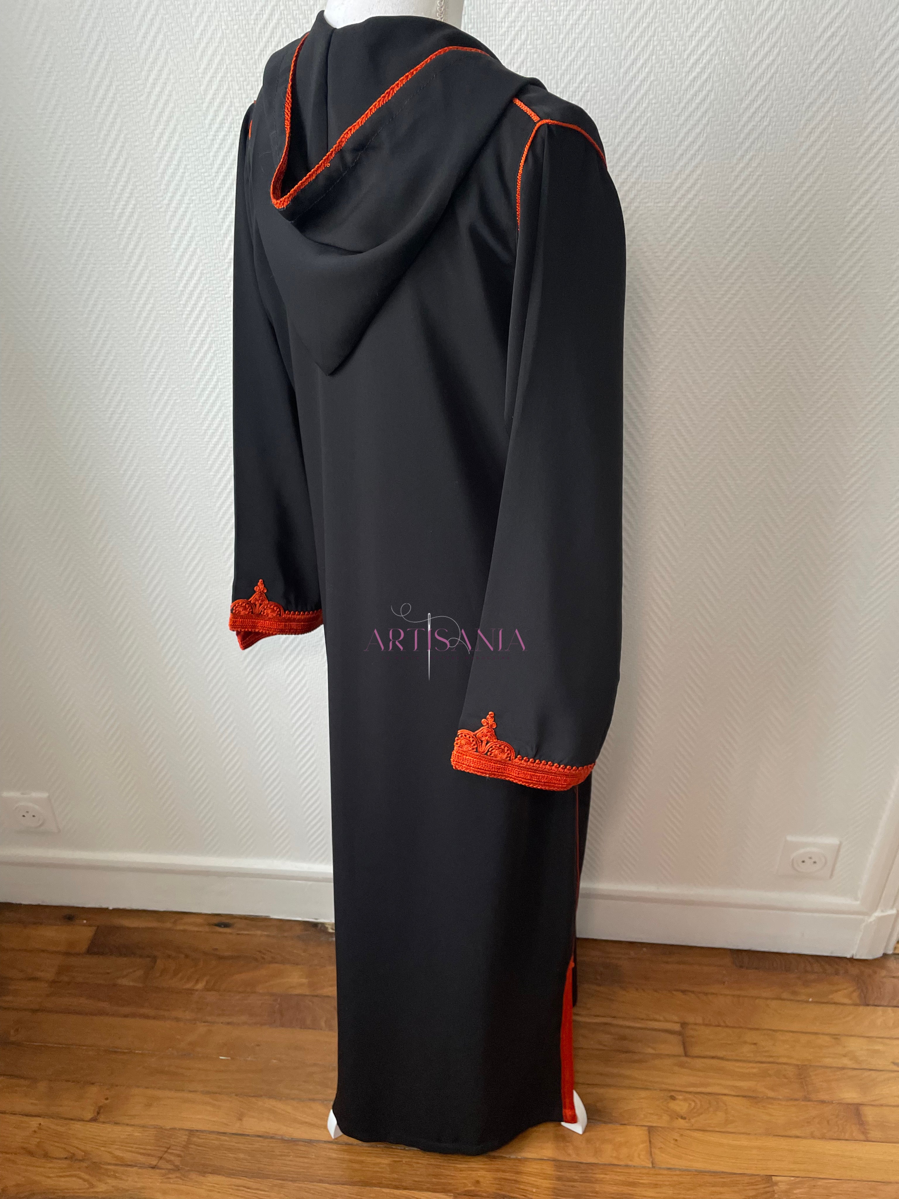 Jellaba marocaine deux pièces - modèle Sara