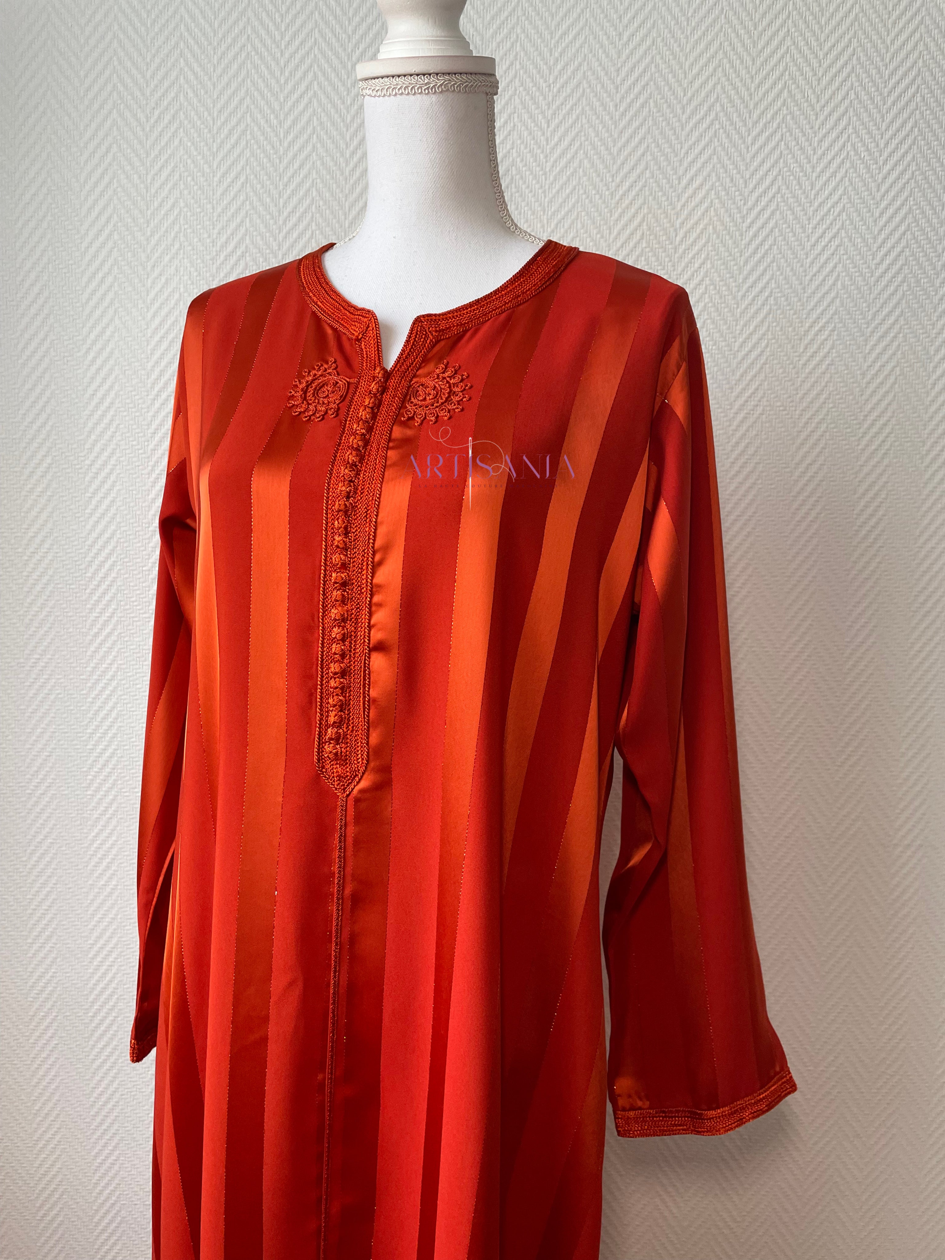 Jellaba marocaine deux pièces - modèle Sara