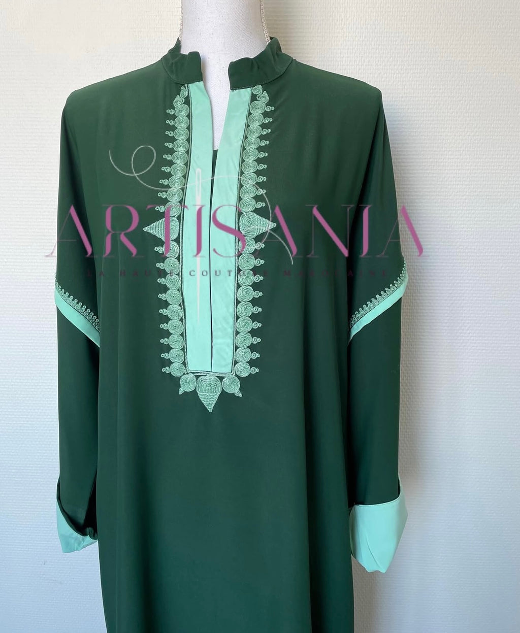 Gandoura marocaine petit prix - modèle Ambre