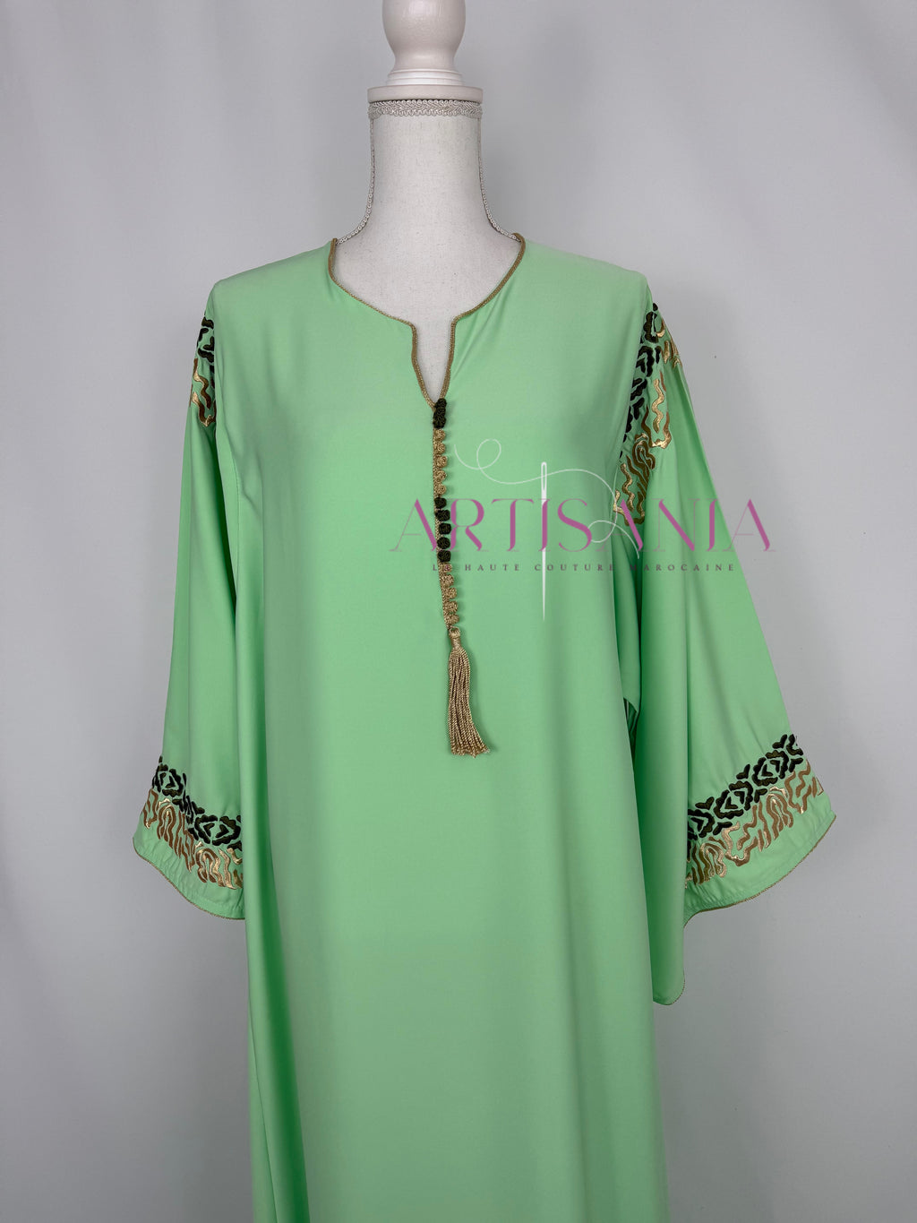 Gandoura marocaine idéale pour le ramadan - modèle Safaa ✨
