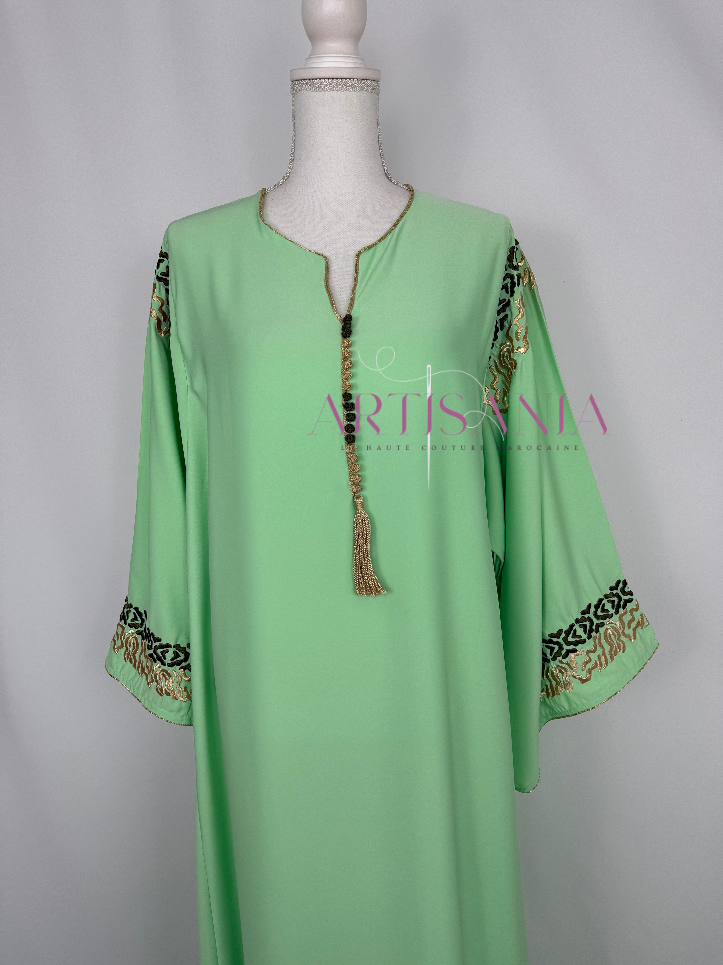 Gandoura marocaine idéale pour le ramadan - modèle Safaa ✨
