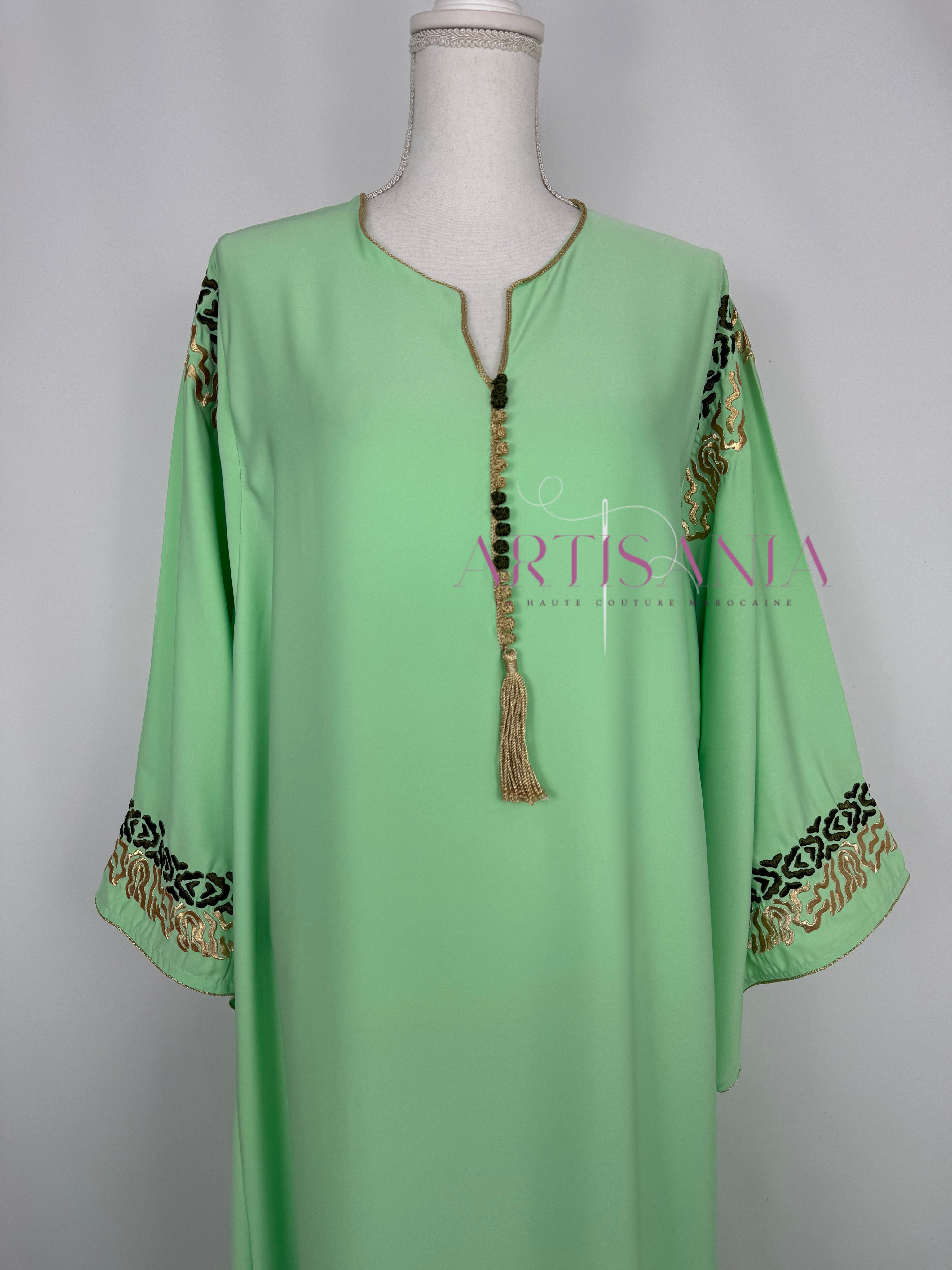 Gandoura marocaine idéale pour le ramadan - modèle Safaa ✨