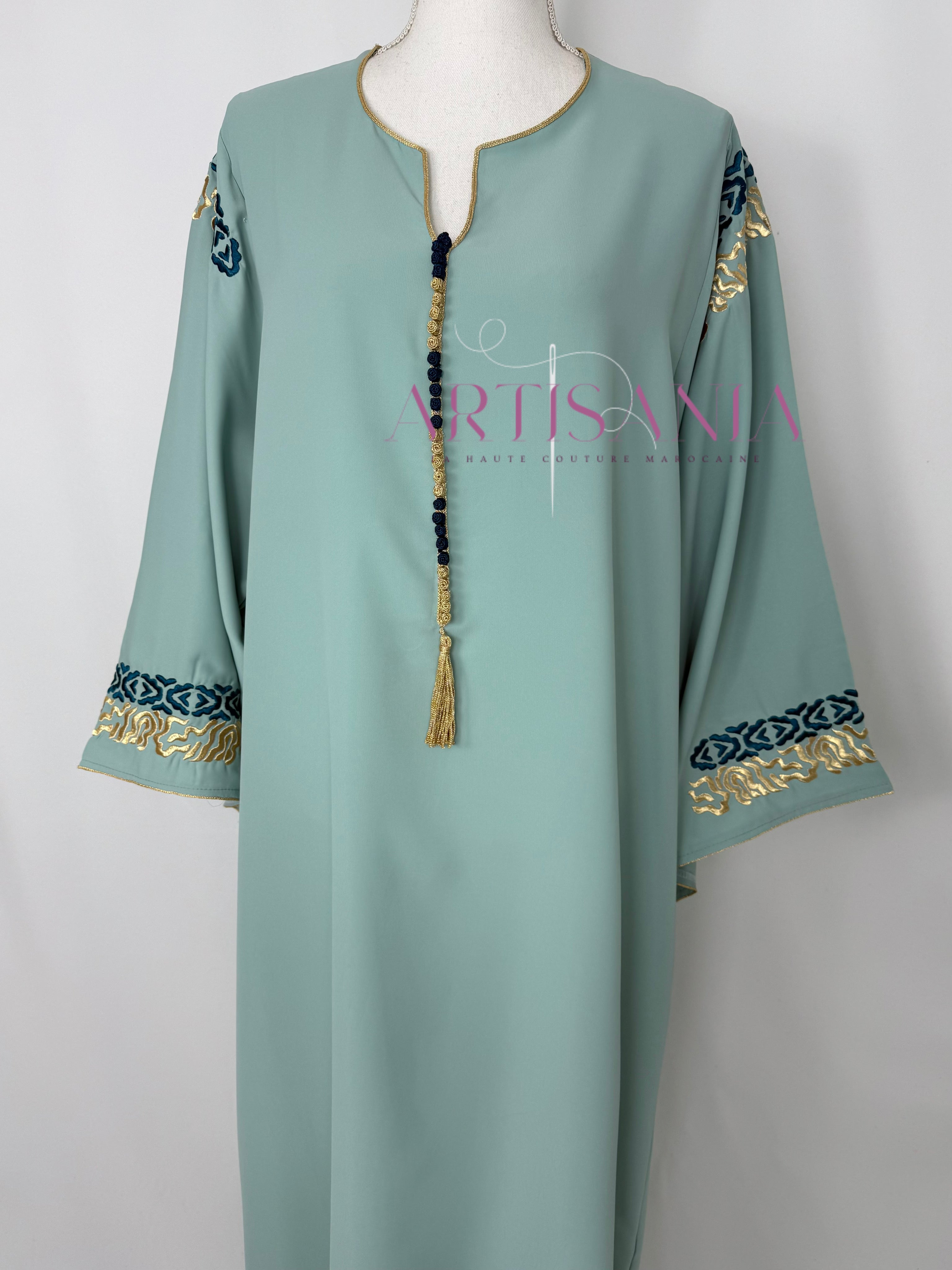 Gandoura marocaine idéale pour le ramadan - modèle Safaa ✨