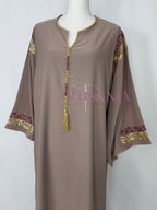 Gandoura marocaine idéale pour le ramadan - modèle Safaa ✨