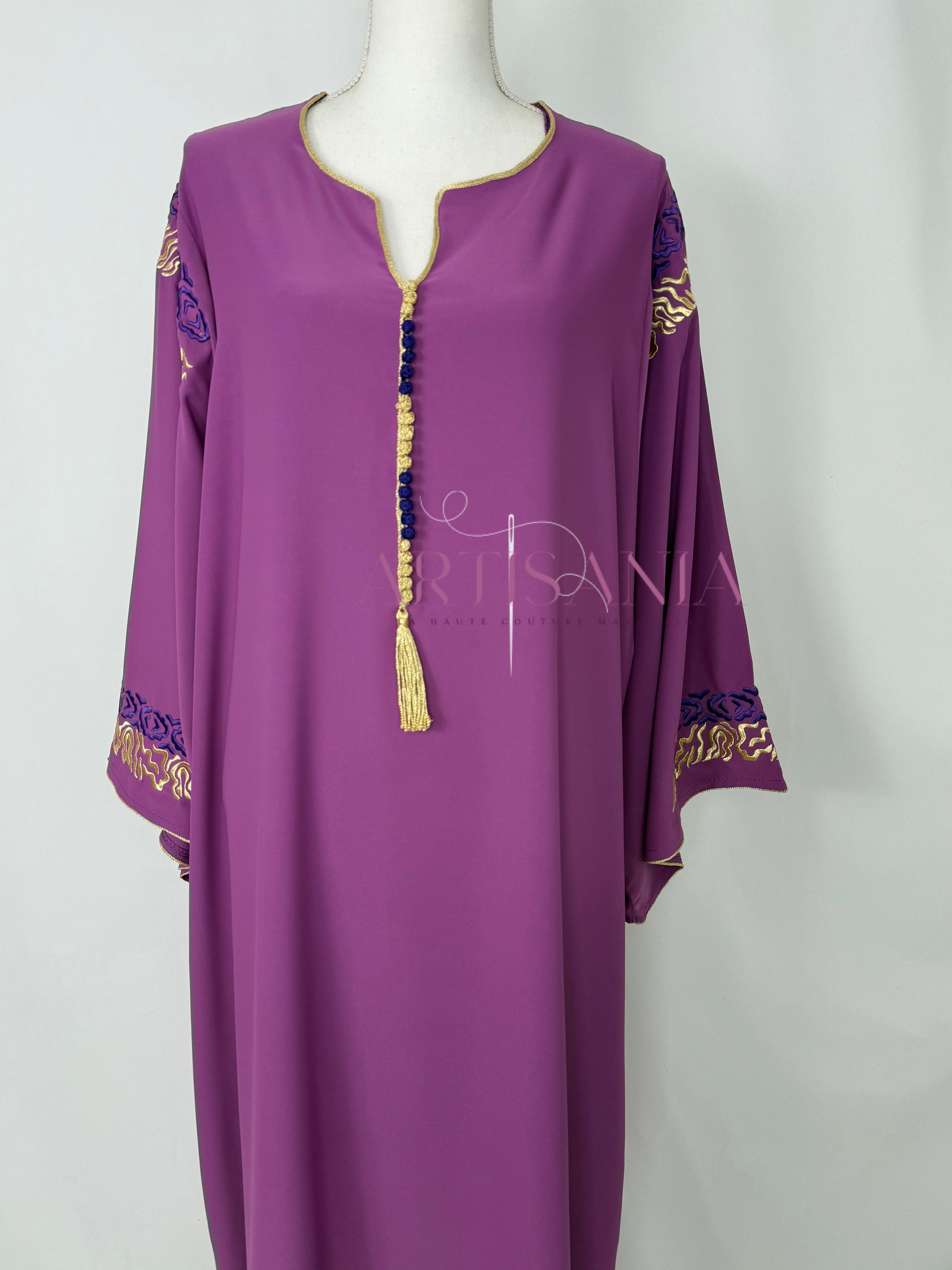 Gandoura marocaine idéale pour le ramadan - modèle Safaa ✨