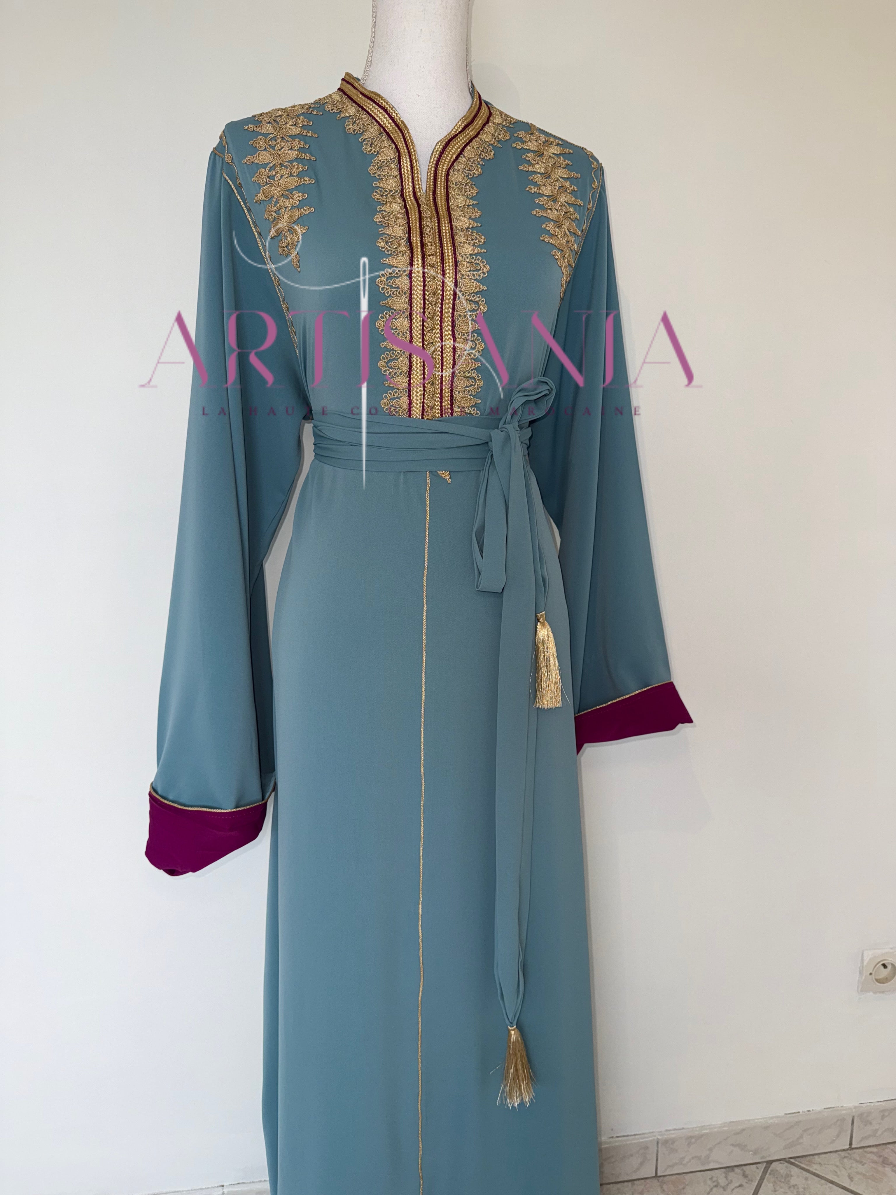 Caftan marocain à petit prix - modèle Romaïssa ✨