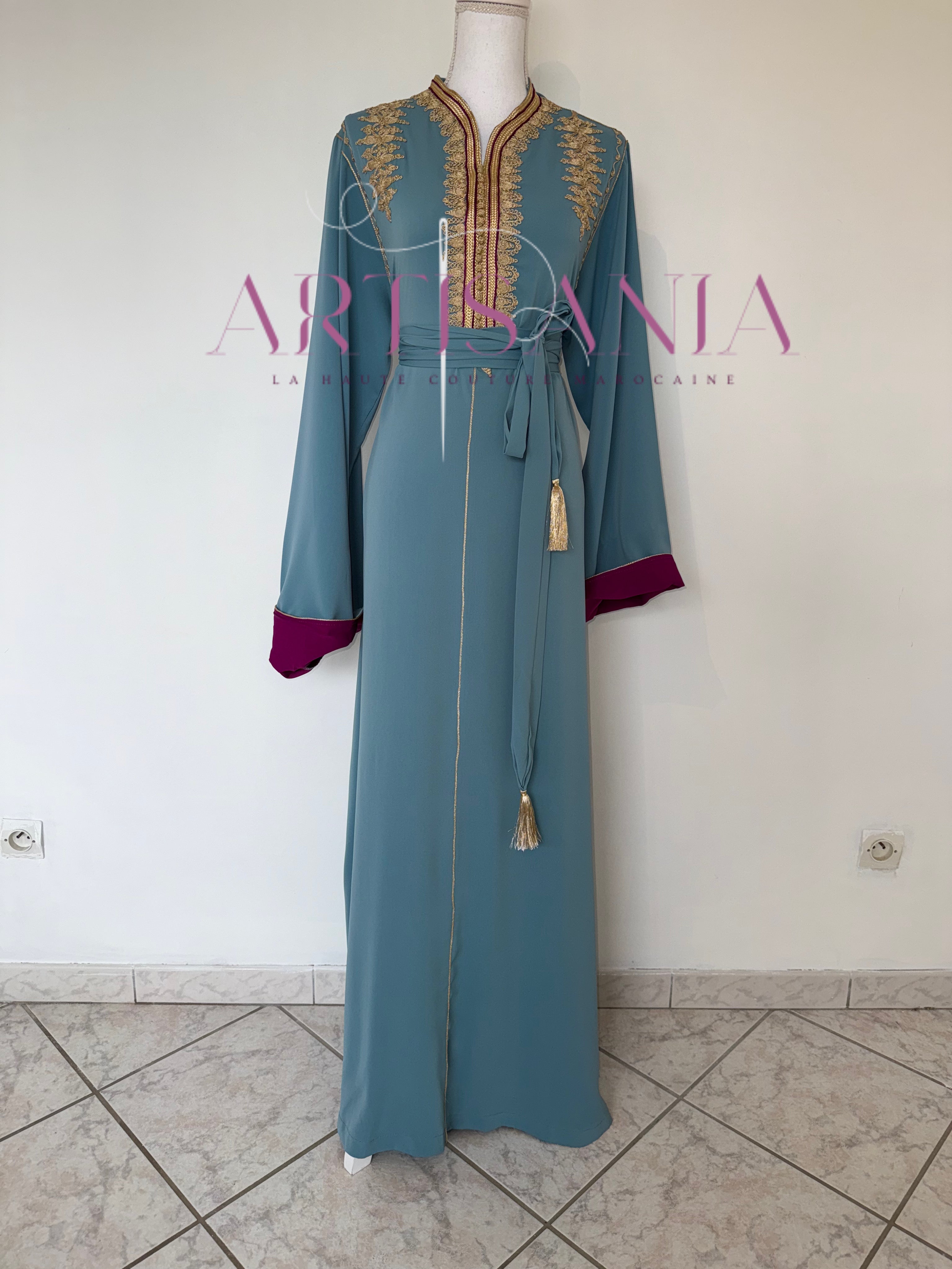Caftan marocain à petit prix - modèle Romaïssa ✨