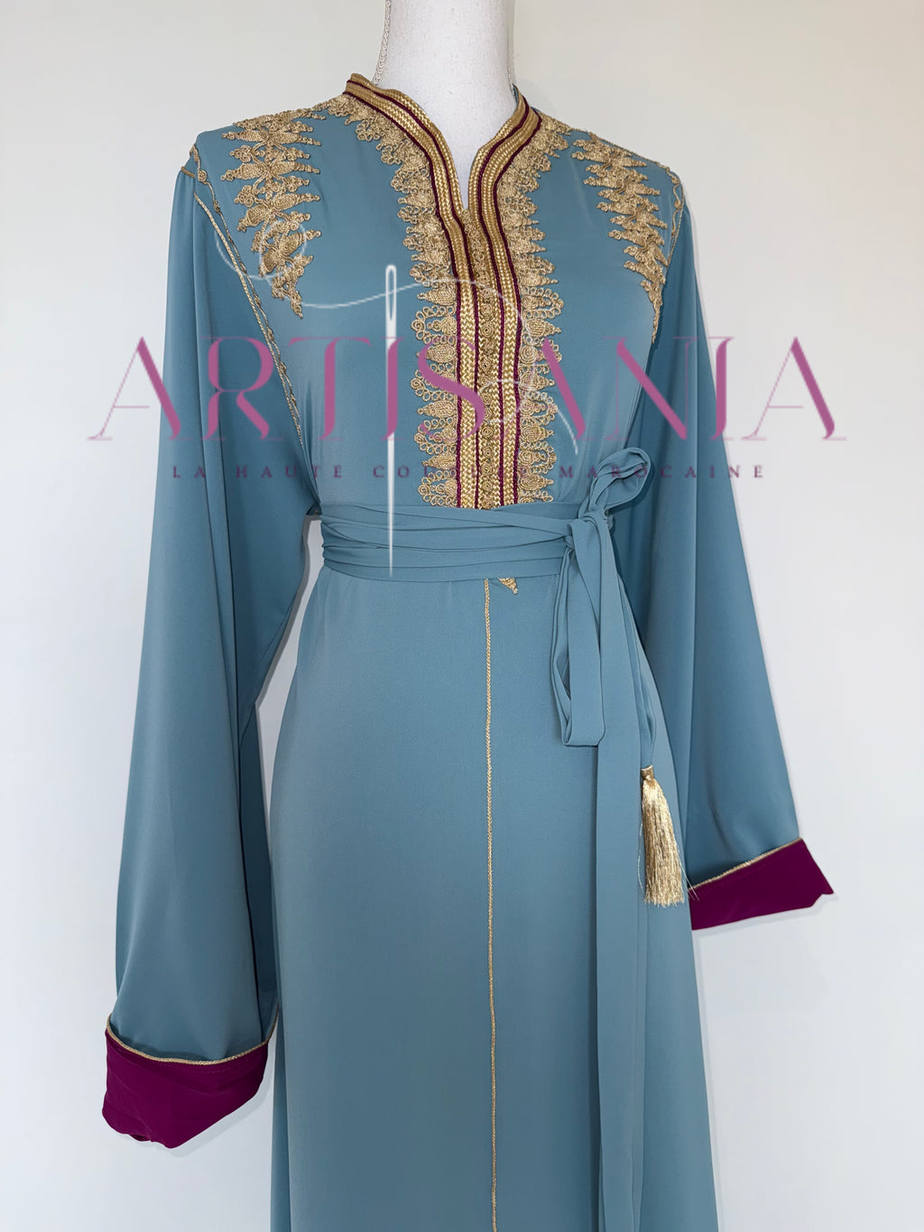 Caftan marocain à petit prix - modèle Romaïssa ✨