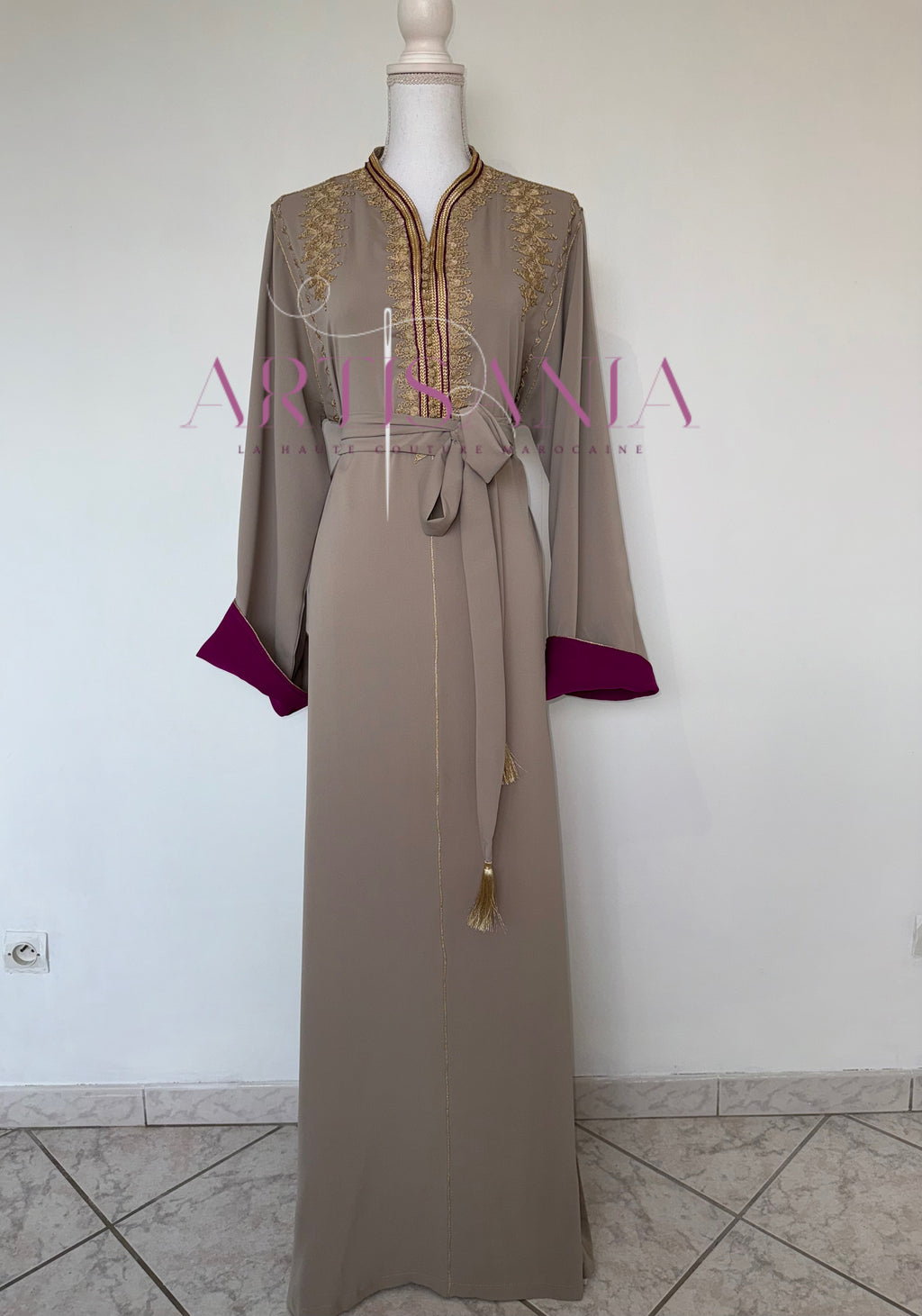 Caftan marocain à petit prix - modèle Romaïssa ✨