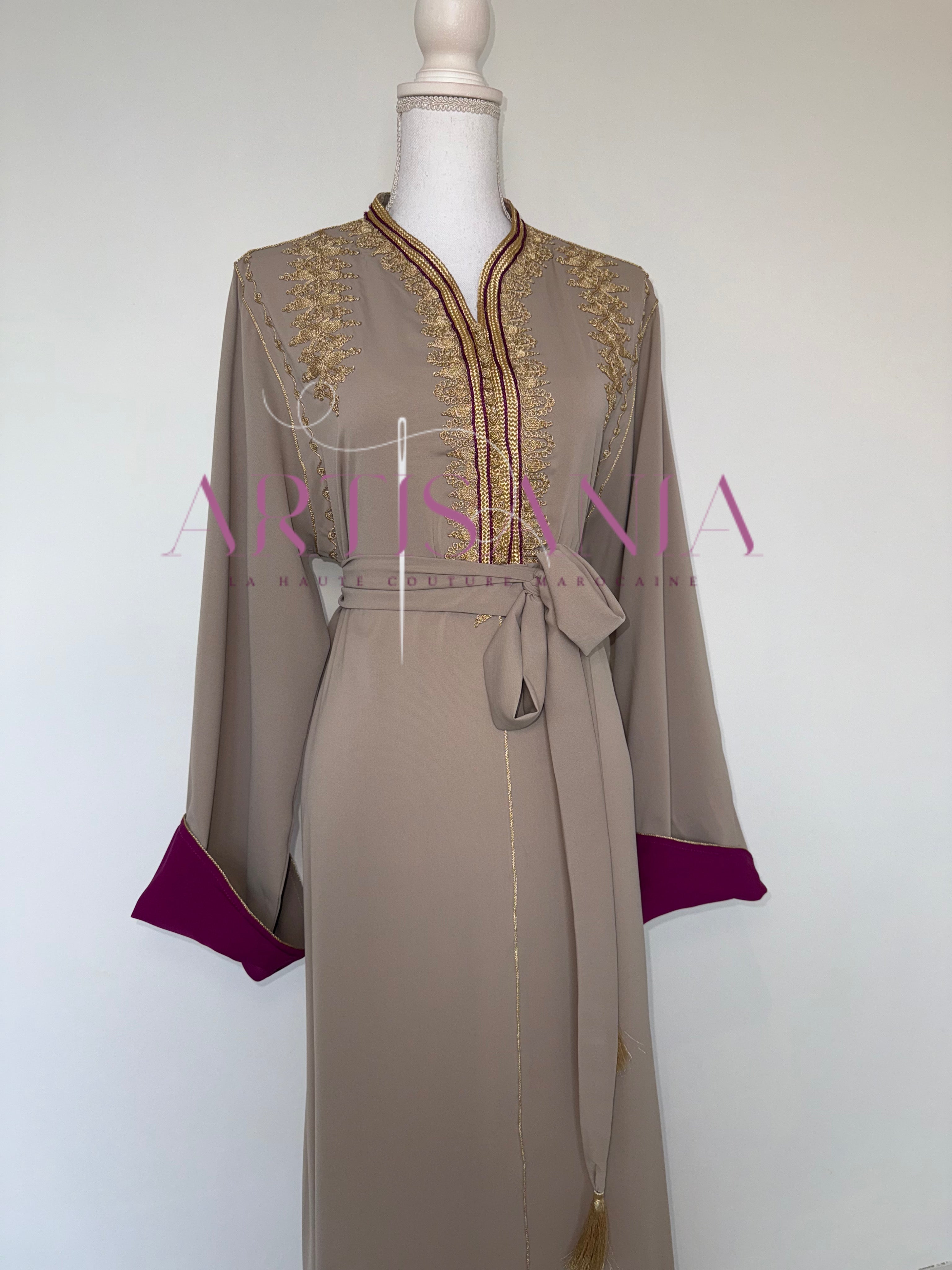 Caftan marocain à petit prix - modèle Romaïssa ✨
