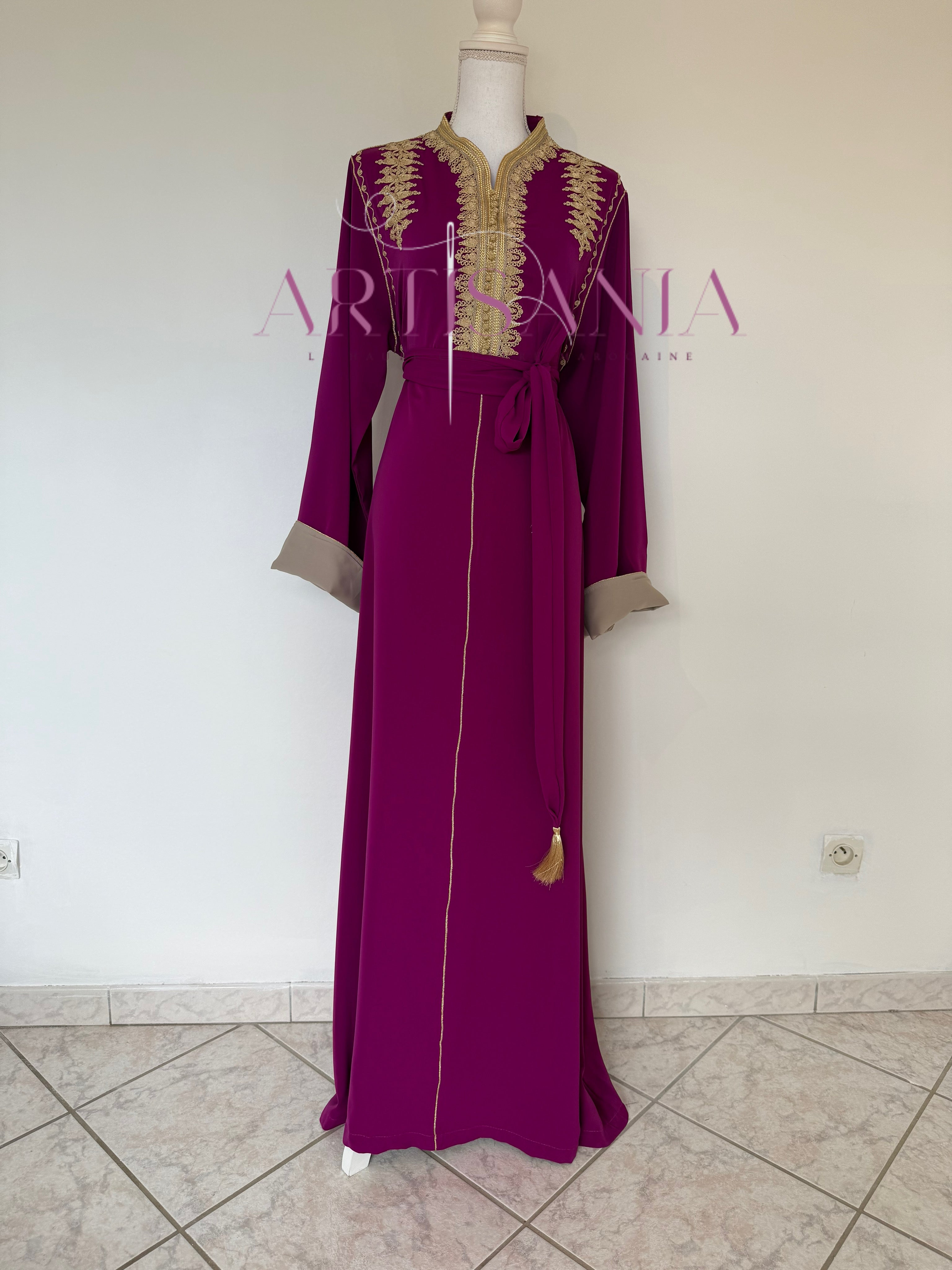 Caftan marocain à petit prix - modèle Romaïssa ✨