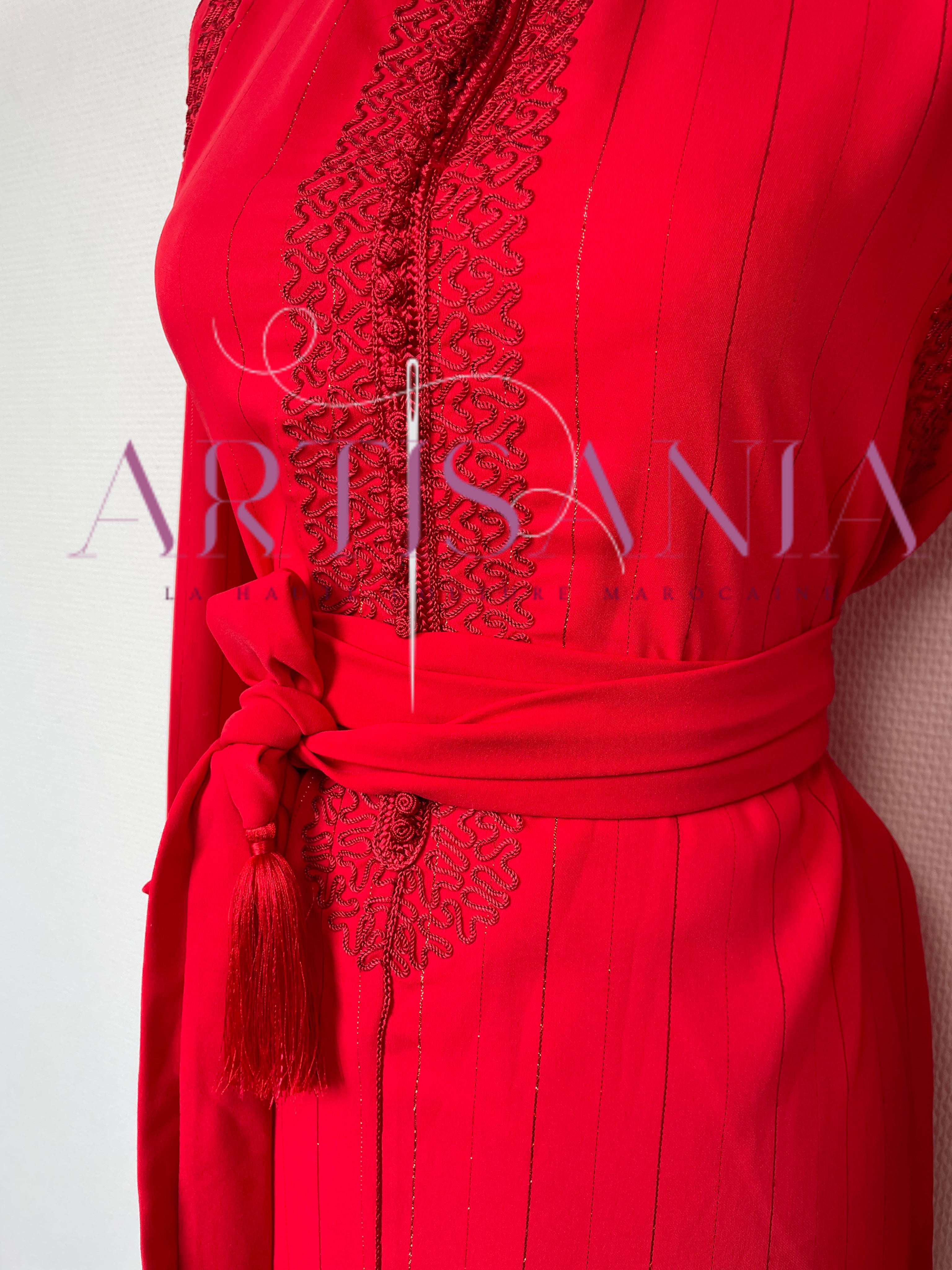 Jabador marocain pour femme couleur unie - modèle Zéla