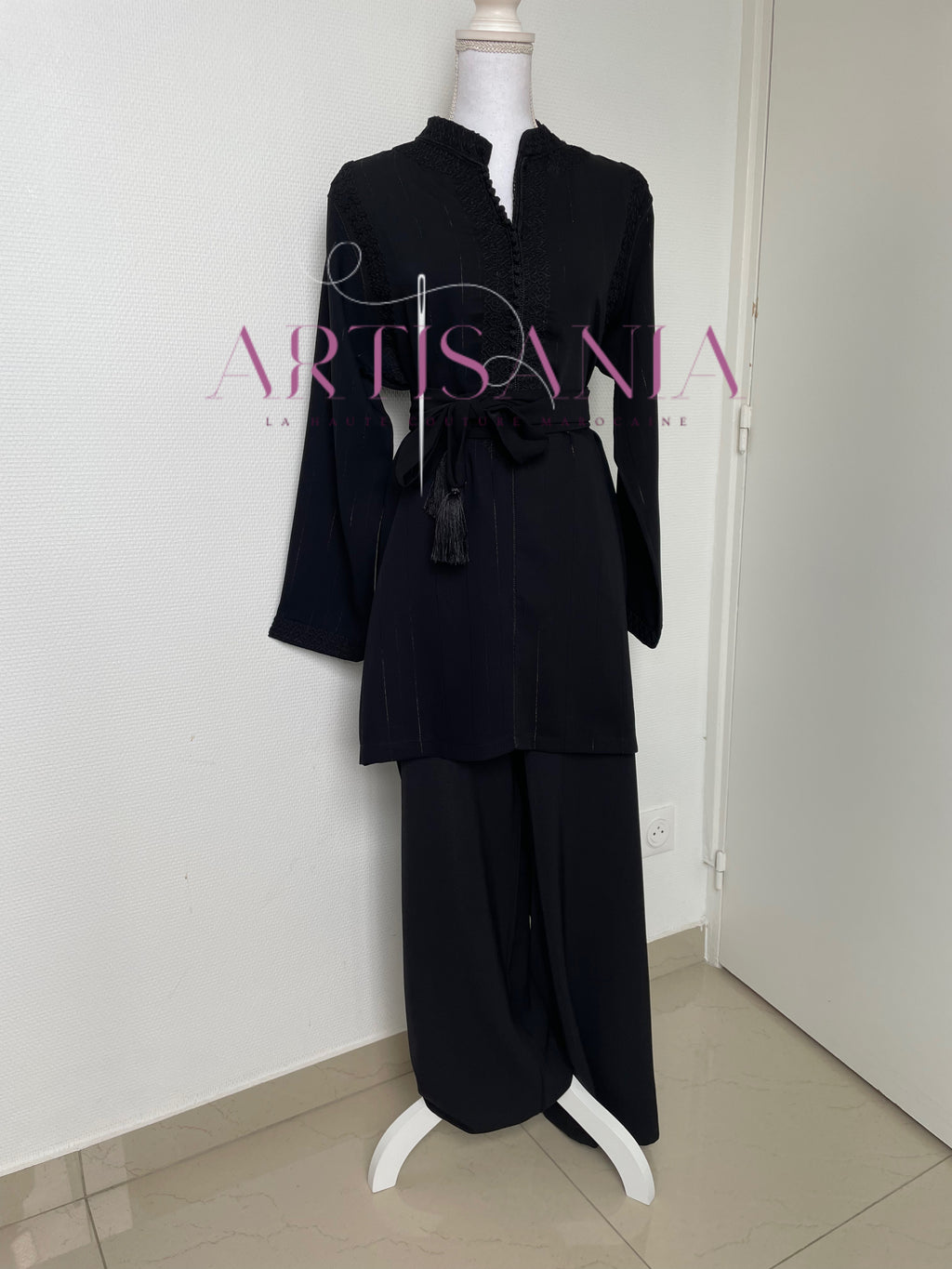 Jabador marocain pour femme couleur unie - modèle Zéla