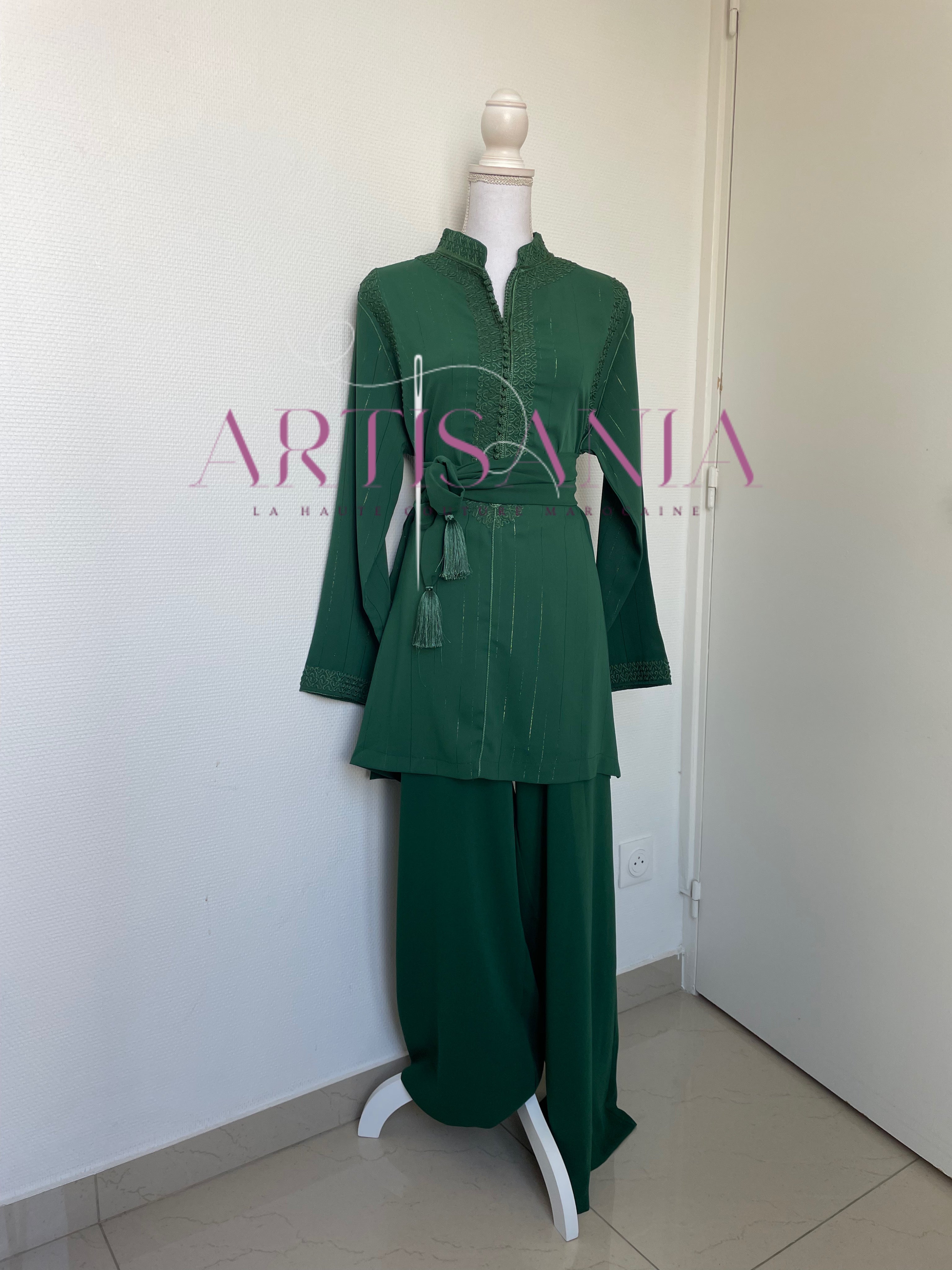 Jabador marocain pour femme couleur unie - modèle Zéla