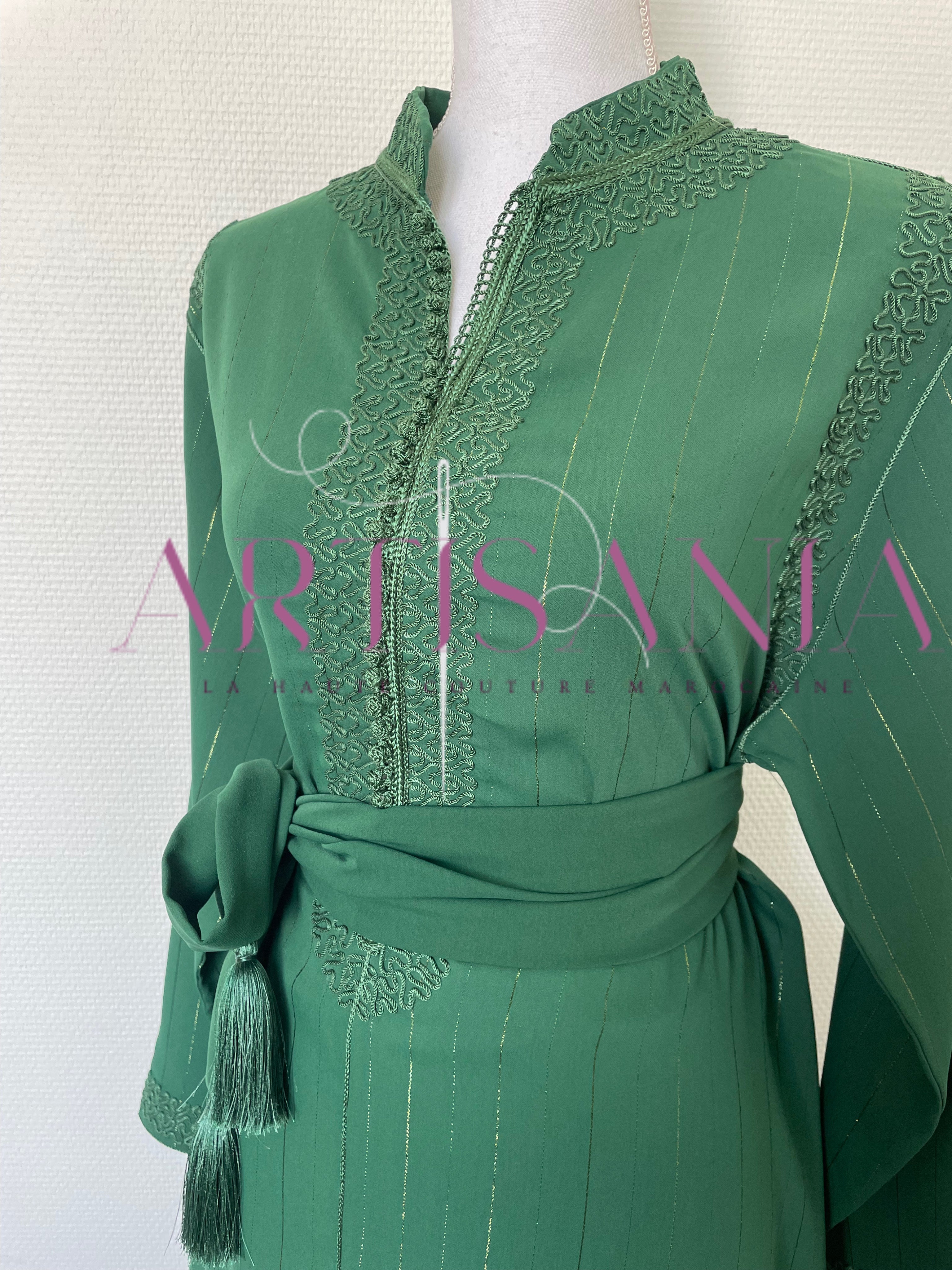 Jabador marocain pour femme couleur unie - modèle Zéla